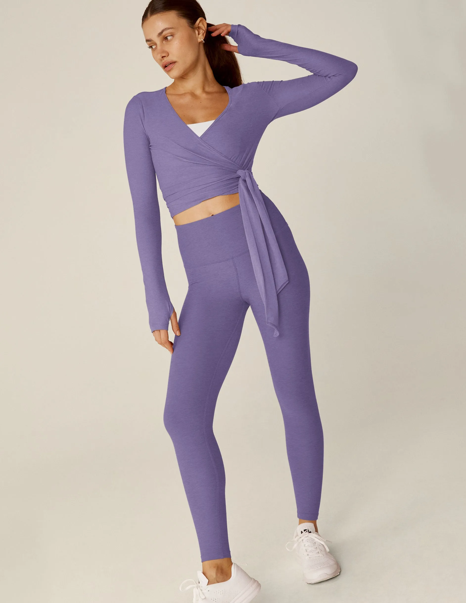 Featherweight Waist No Time Wrap Top sold by Beyond Yoga product image thumbnail 4