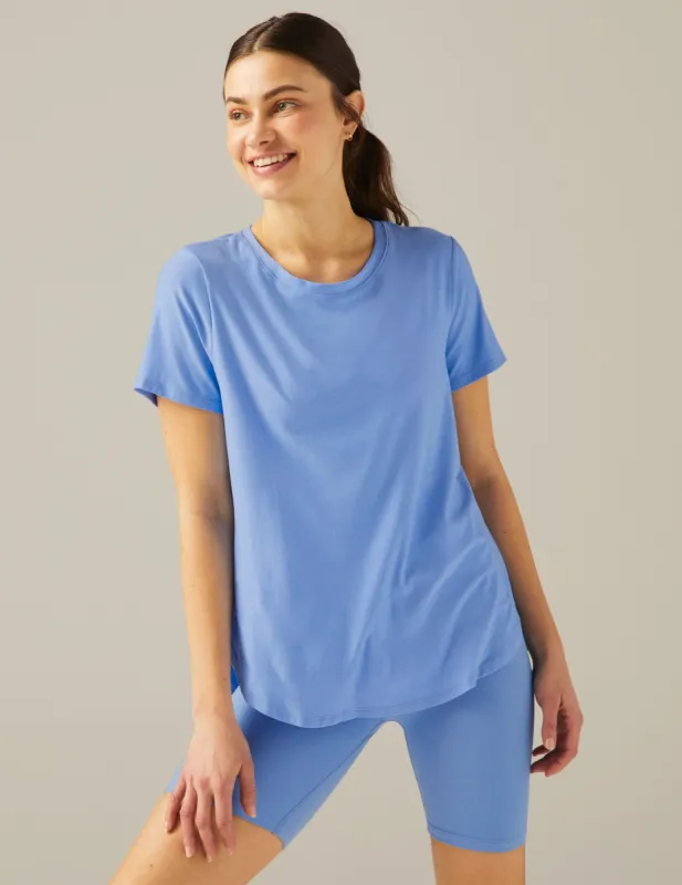 Featherweight On The Down Low Tee sold by Beyond Yoga