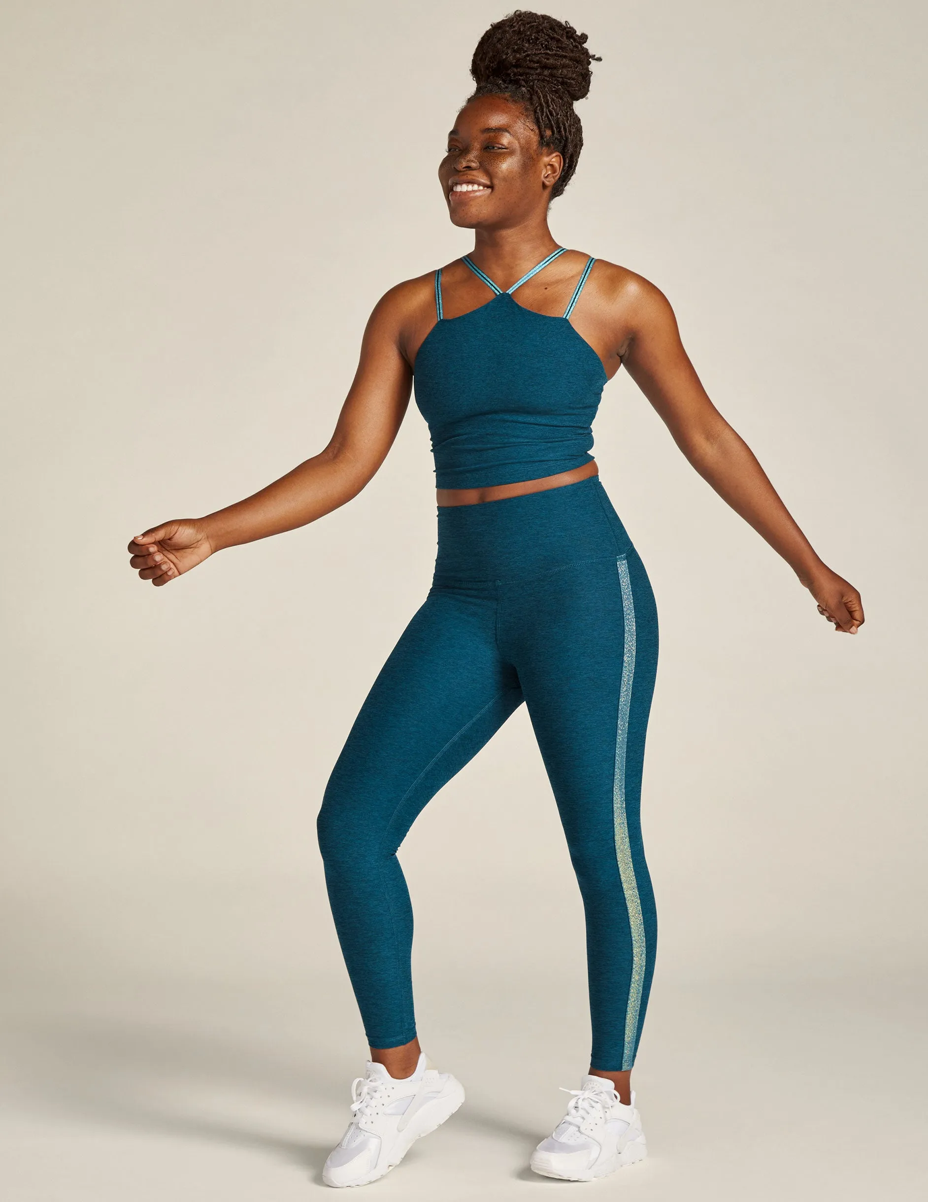 Spacedye Shine On Cropped Tank sold by Beyond Yoga product image thumbnail 4