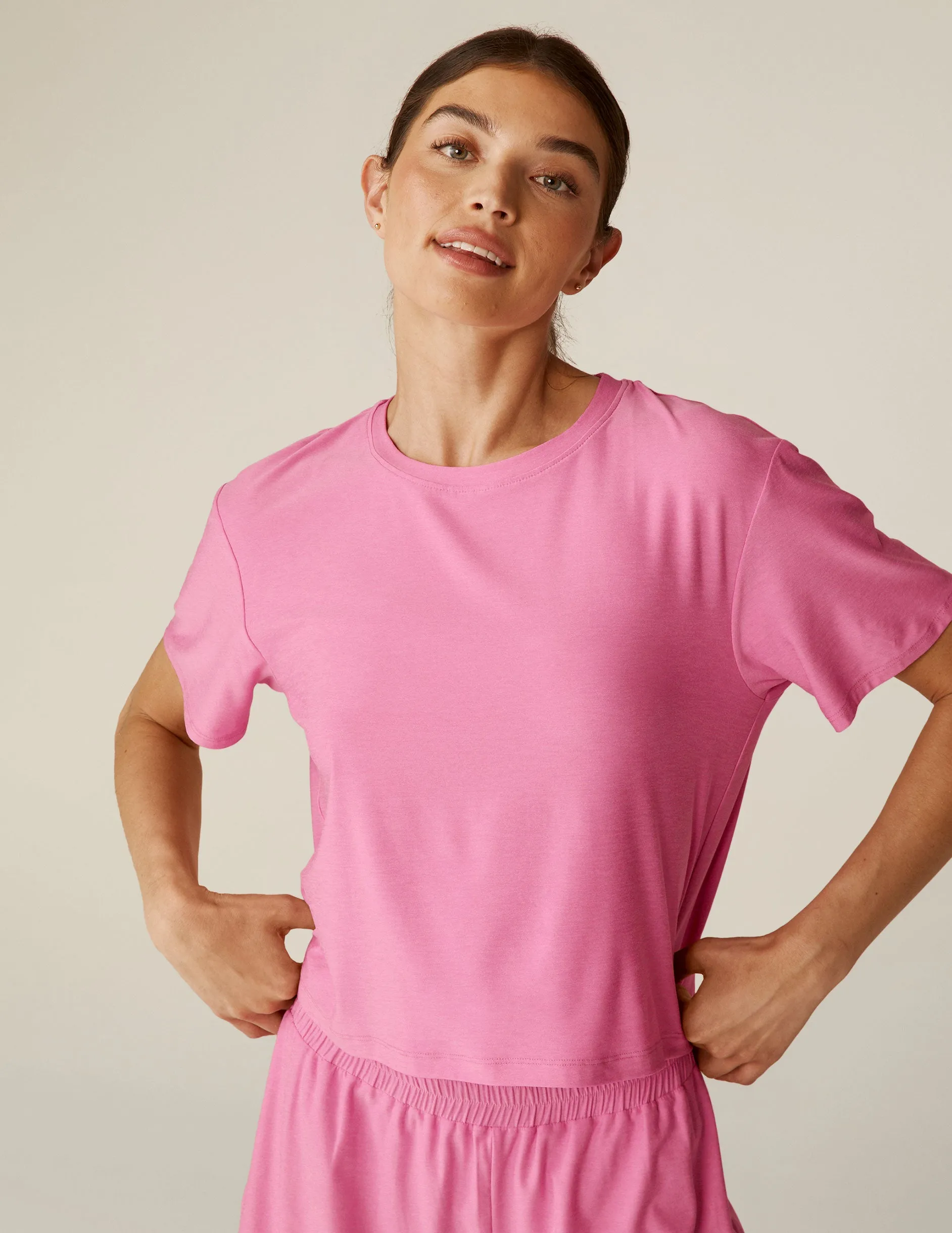 Featherweight Sleep In Boxy Sleep Tee sold by Beyond Yoga