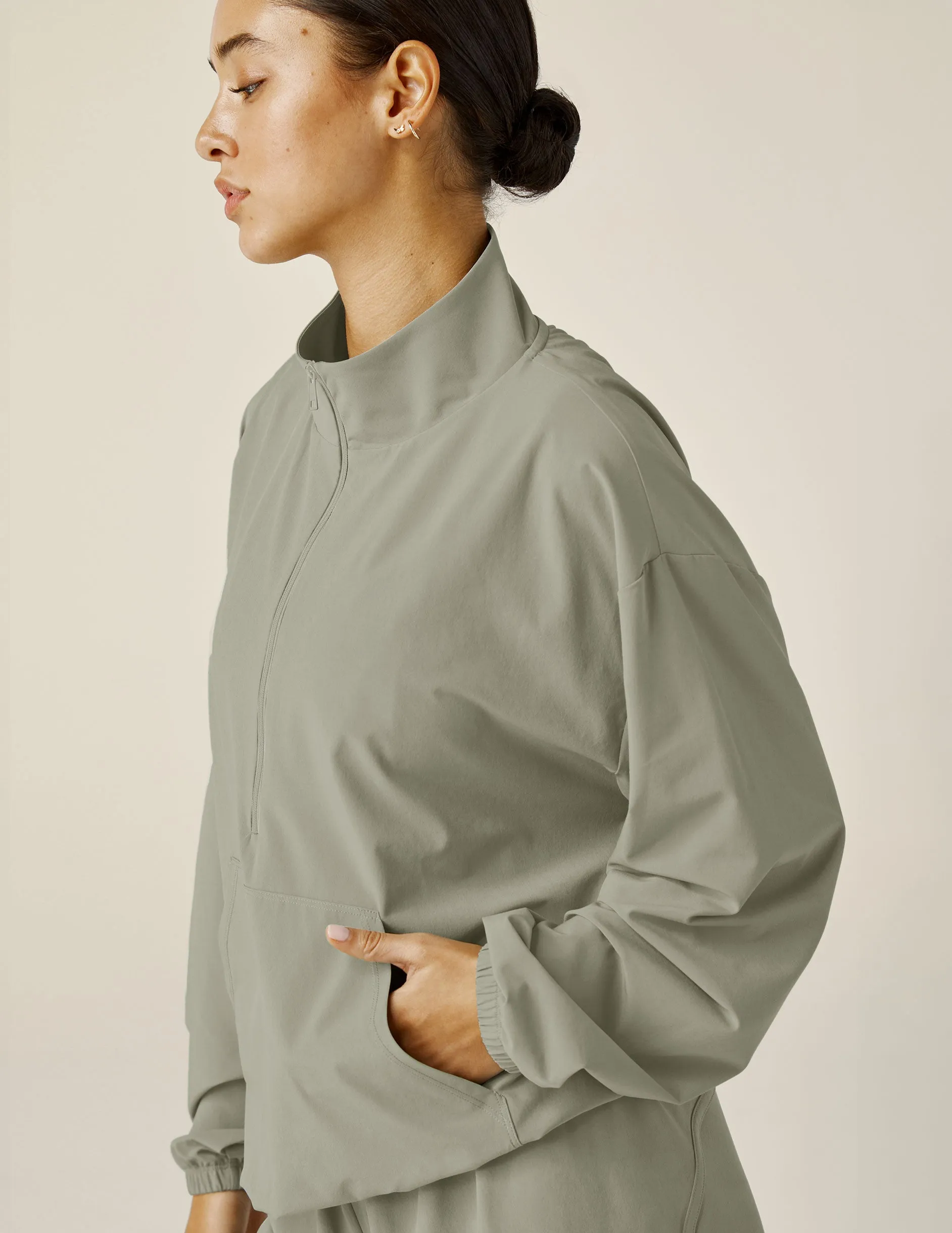 Stretch Woven In Stride Half Zip Pullover sold by Beyond Yoga product image thumbnail 2