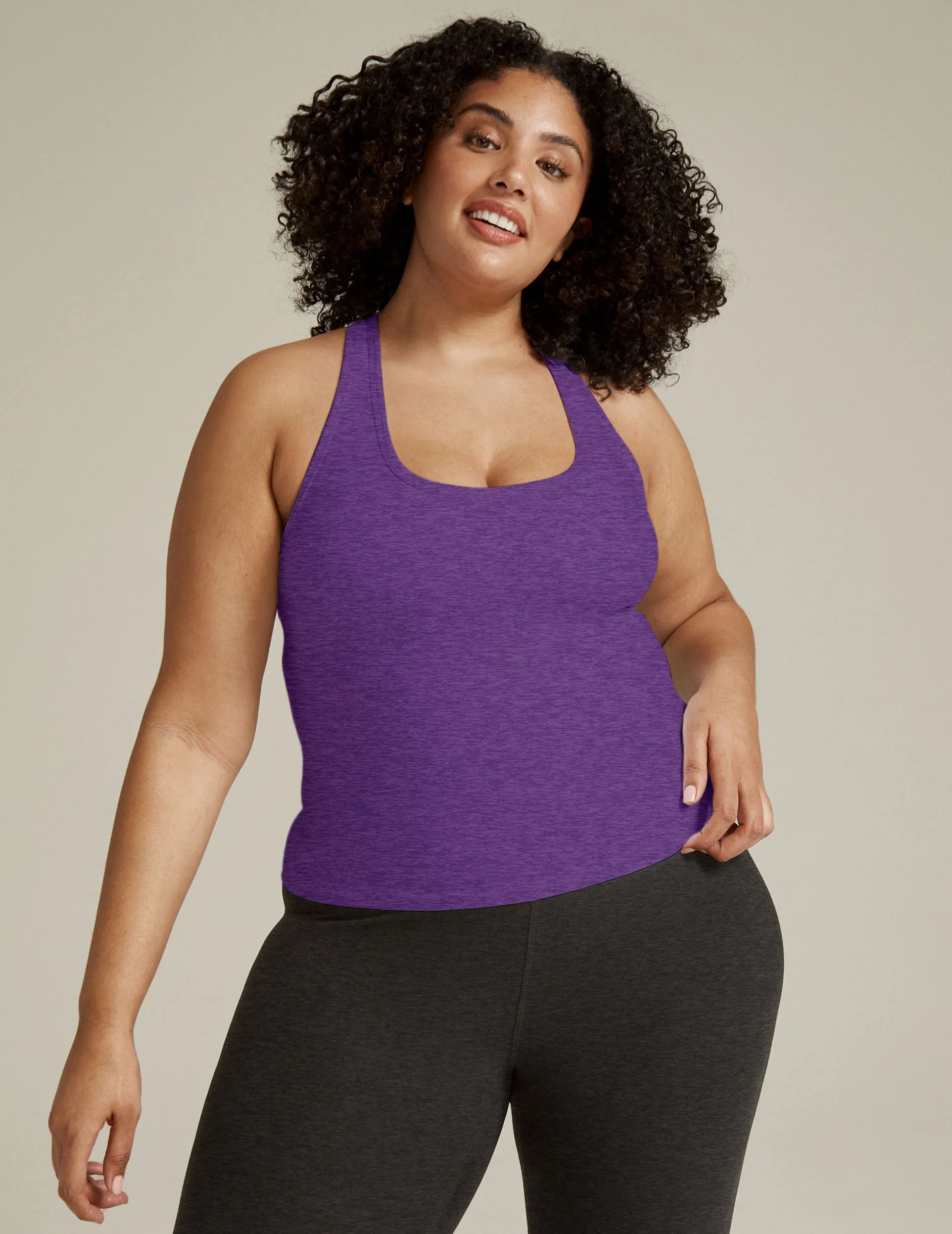 Spacedye Step Up Racerback Tank sold by Beyond Yoga