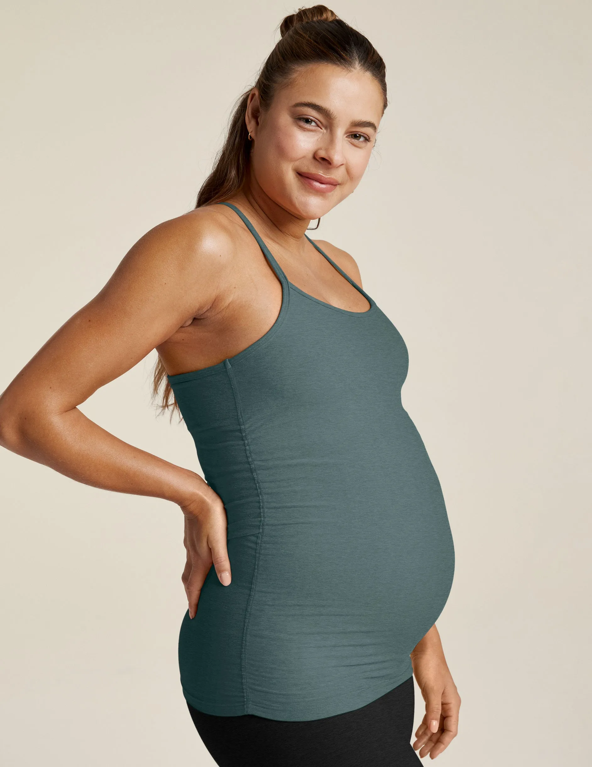 Spacedye Keep Your Cool Maternity Slim Racerback Tank sold by Beyond Yoga product image thumbnail 2