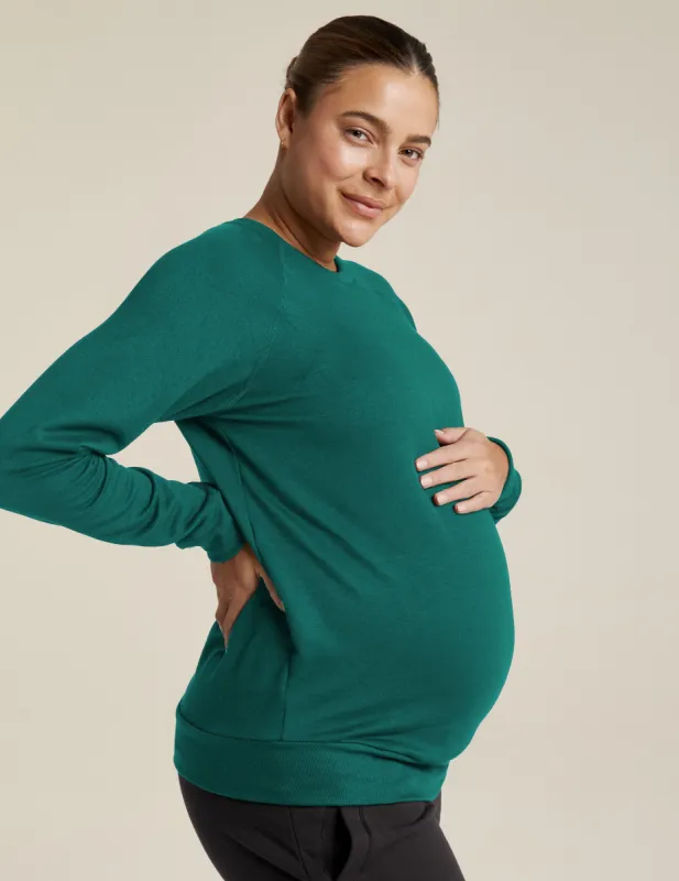 Favorite Raglan Maternity Pullover sold by Beyond Yoga