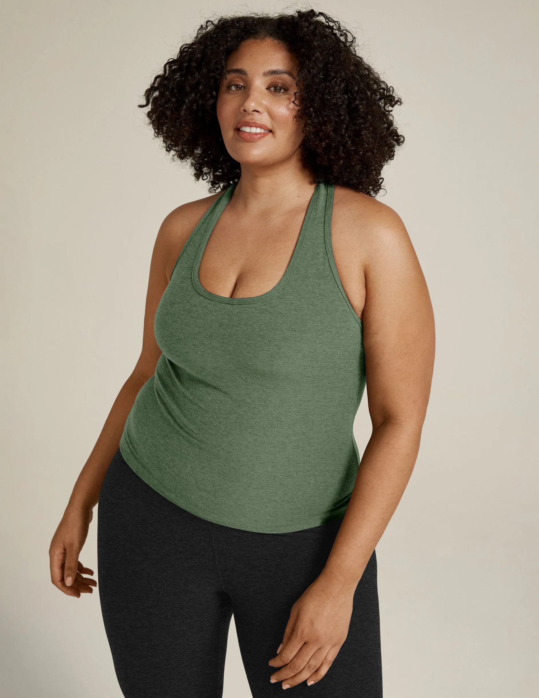 Spacedye Step Up Racerback Tank sold by Beyond Yoga