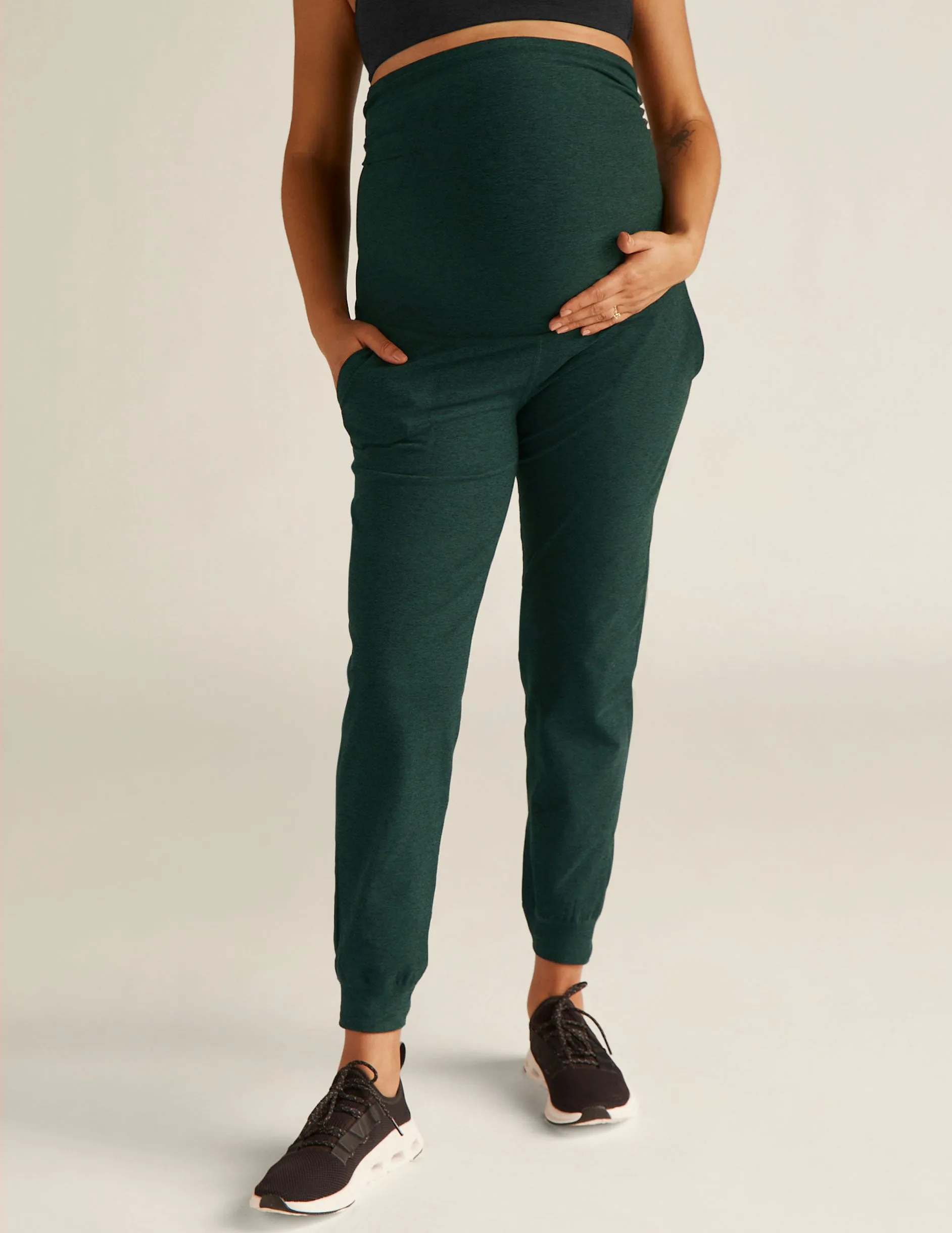 Spacedye Beyond the Bump Maternity Midi Jogger sold by Beyond Yoga product image thumbnail 2