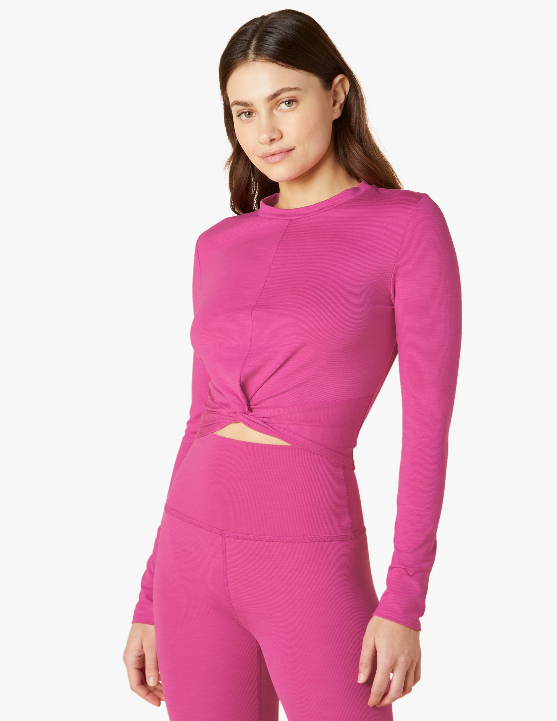 Heather Rib Groove Cropped Top sold by Beyond Yoga product image thumbnail 2