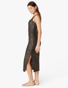Chai Tortoise SoftMark Icon Midi Dress sold by Beyond Yoga