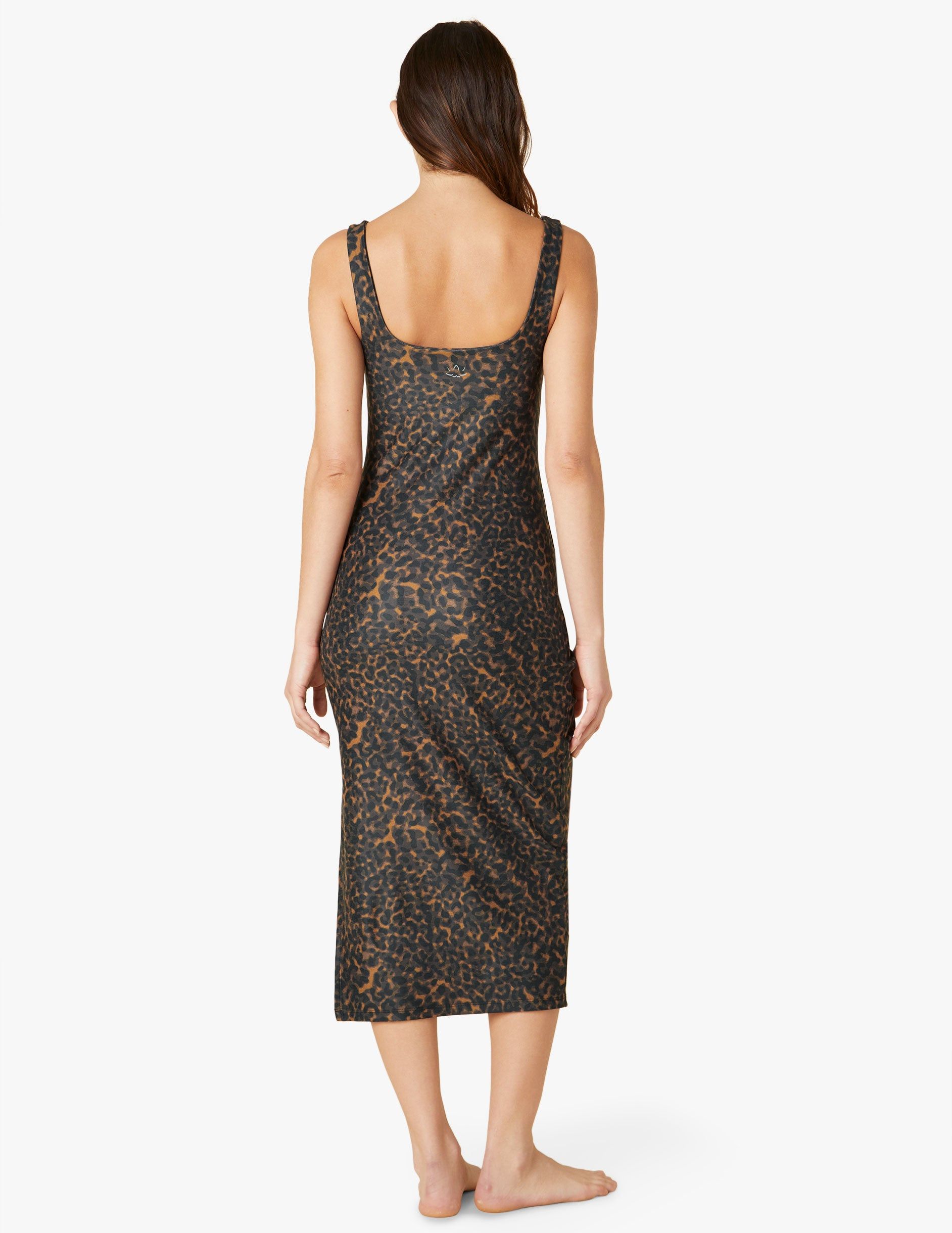 Chai Tortoise SoftMark Icon Midi Dress sold by Beyond Yoga product image thumbnail 4