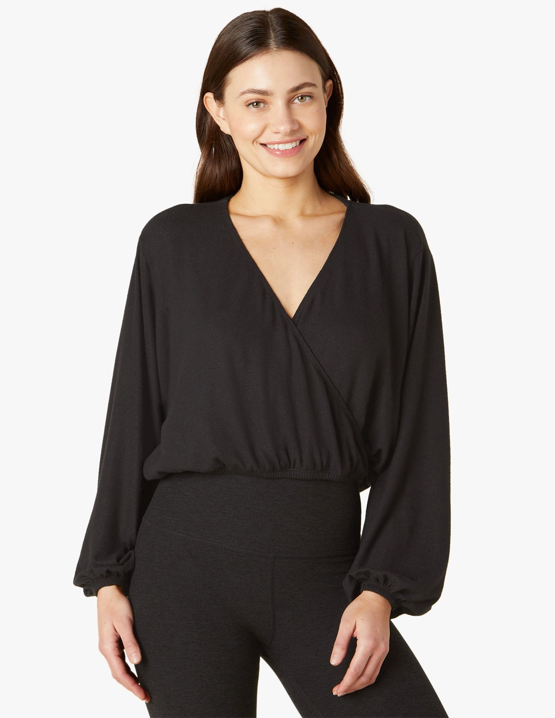 Wrapped Up Pullover sold by Beyond Yoga