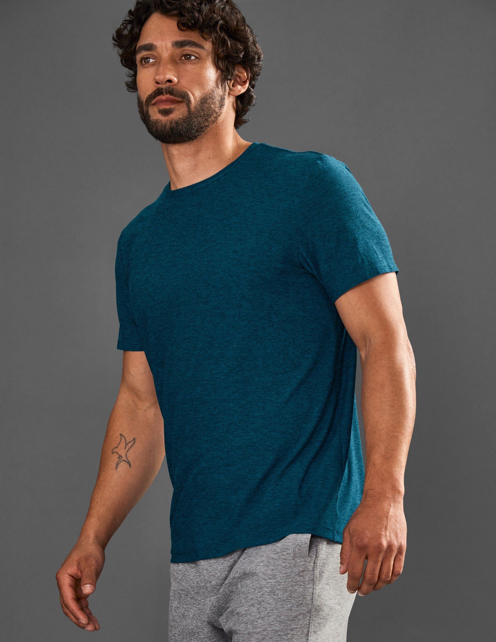 Featherweight Always Beyond Men's Crew Tee sold by Beyond Yoga