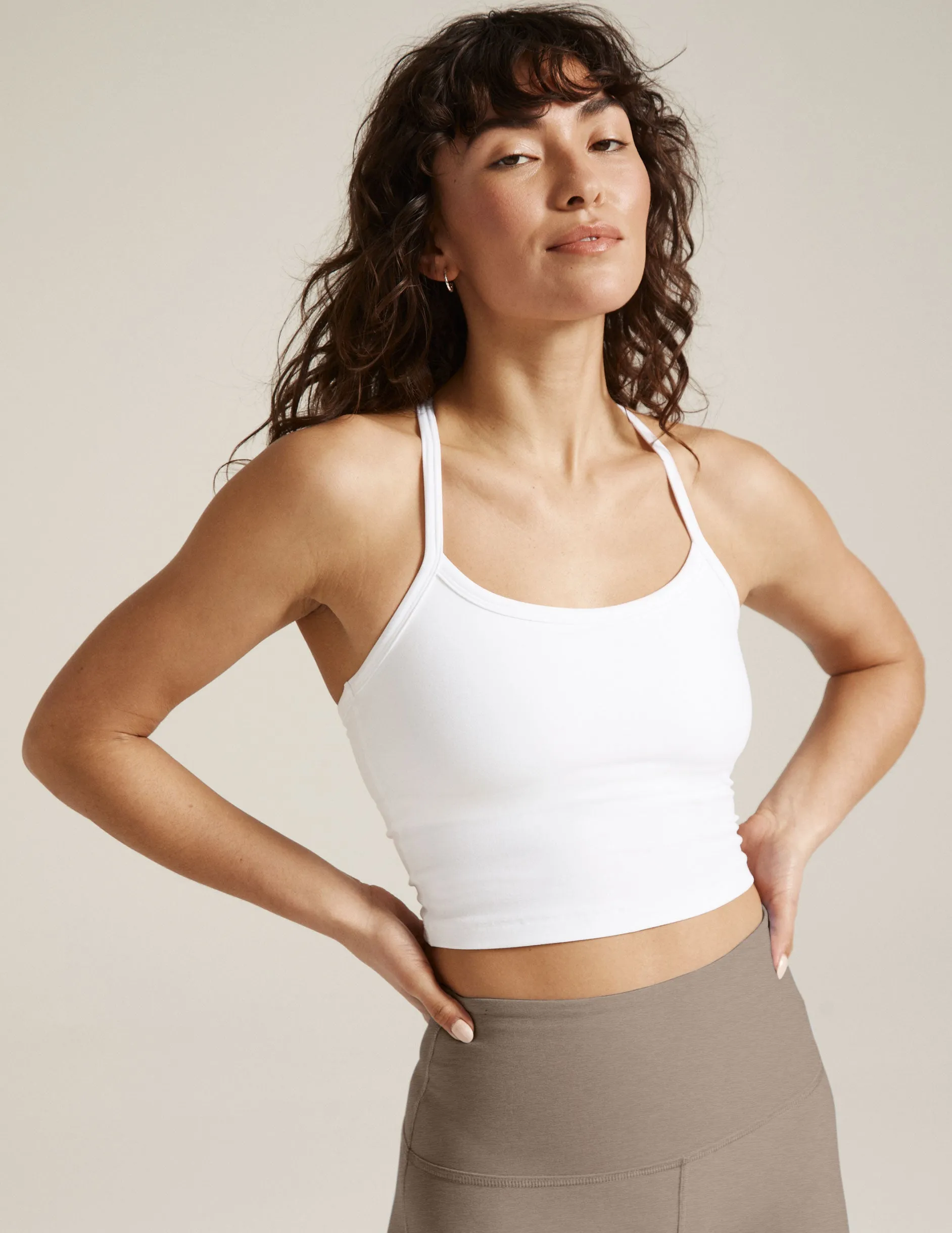 Spacedye Slim Racerback Cropped Tank sold by Beyond Yoga