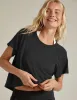 Signature High Low Cropped Tee sold by Beyond Yoga