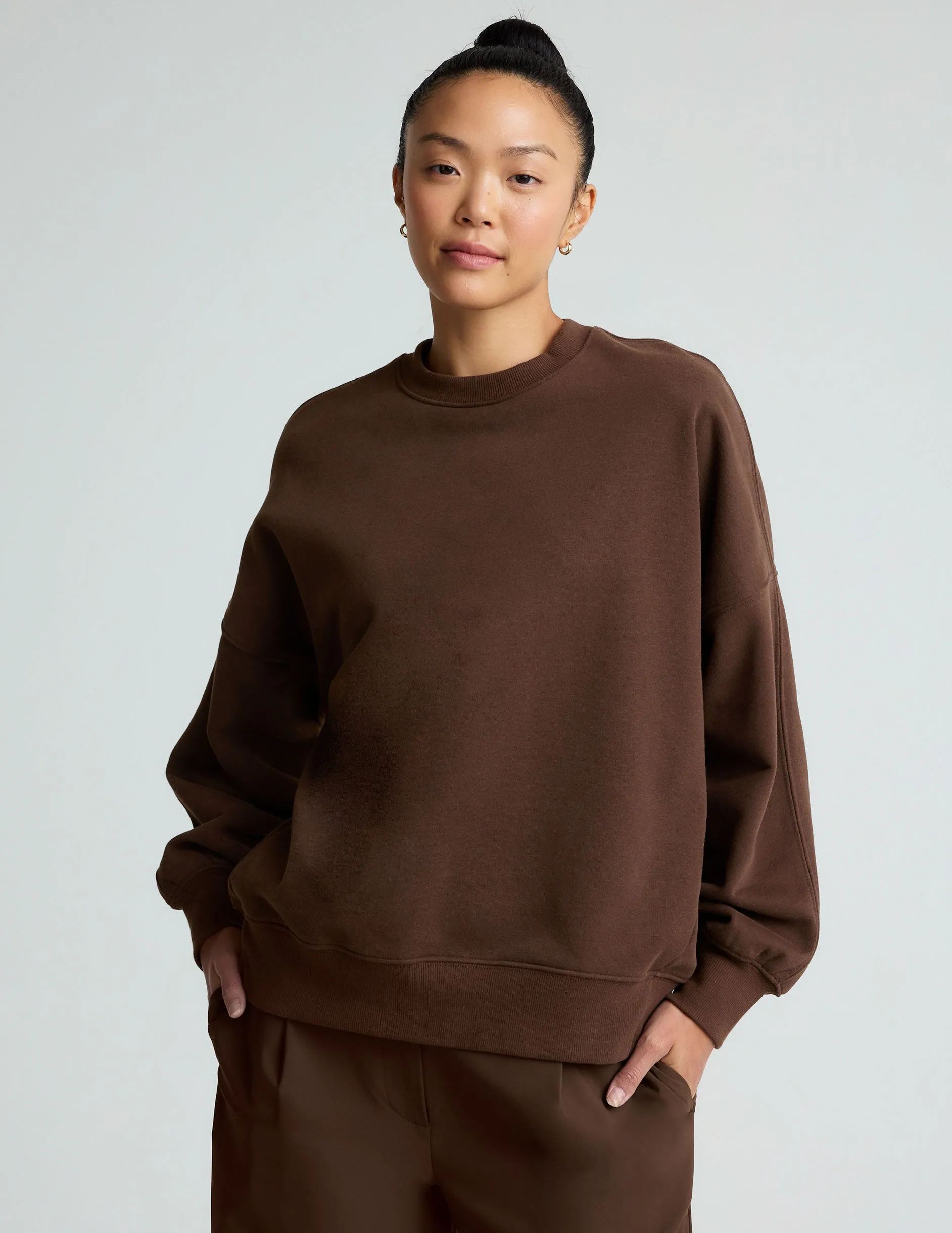 Solstice Fleece Oversized Sweatshirt sold by Beyond Yoga