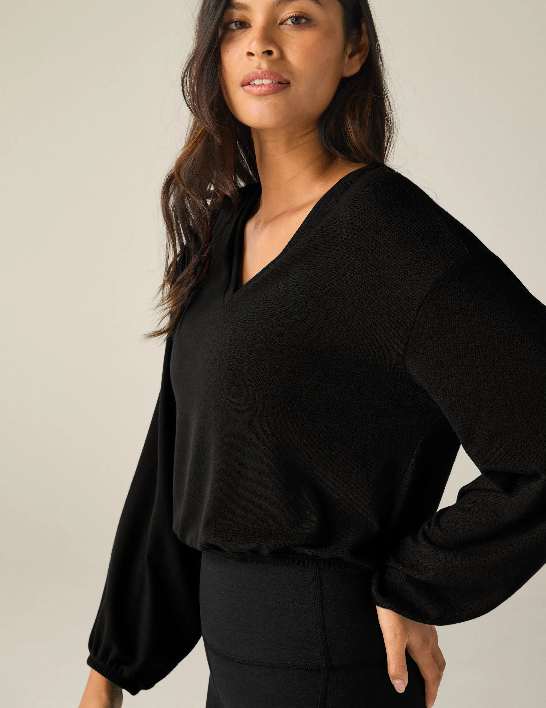 Soft Spoken Cropped Pullover sold by Beyond Yoga product image thumbnail 2