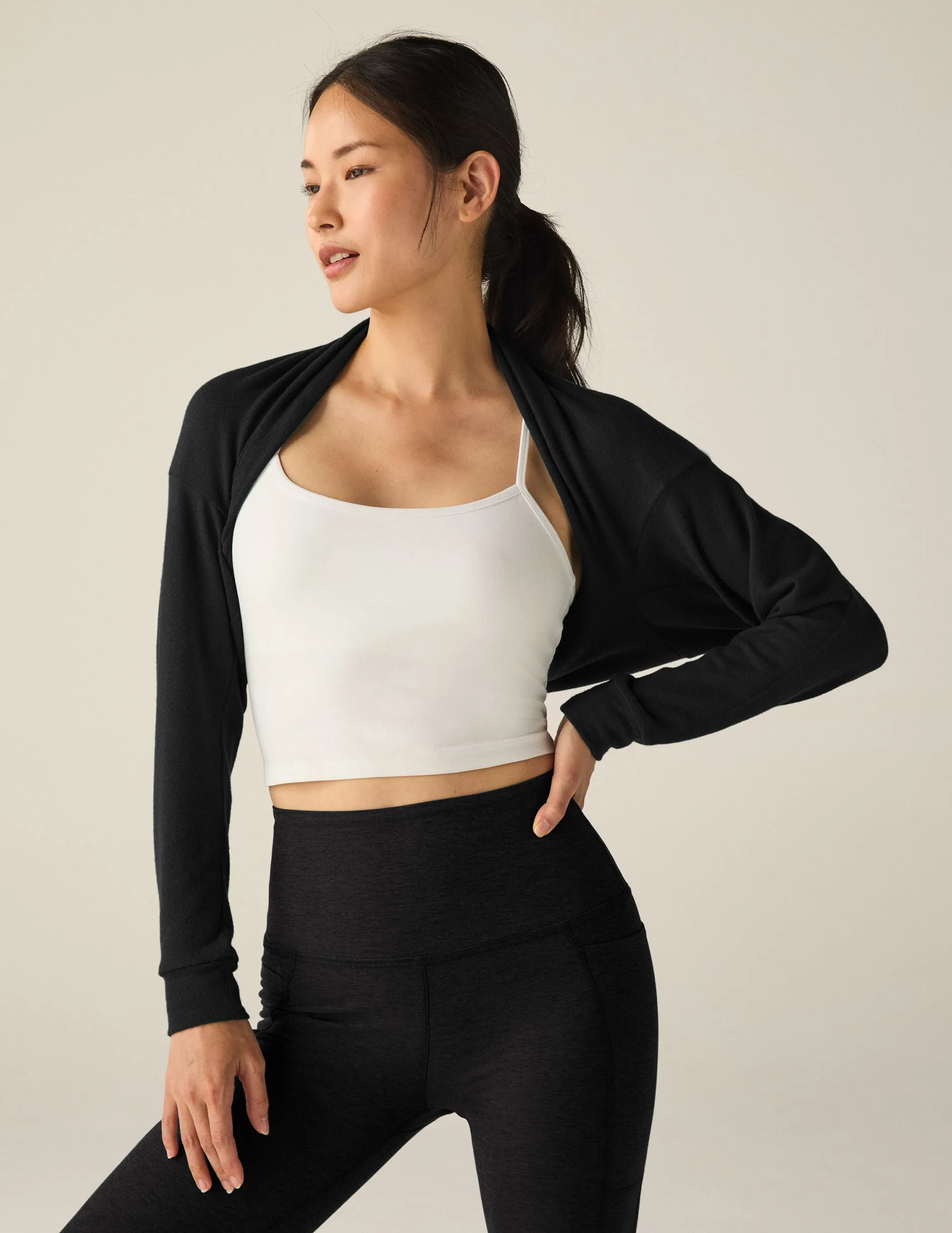 Duet 2-Way Convertible Shrug sold by Beyond Yoga product image thumbnail 3