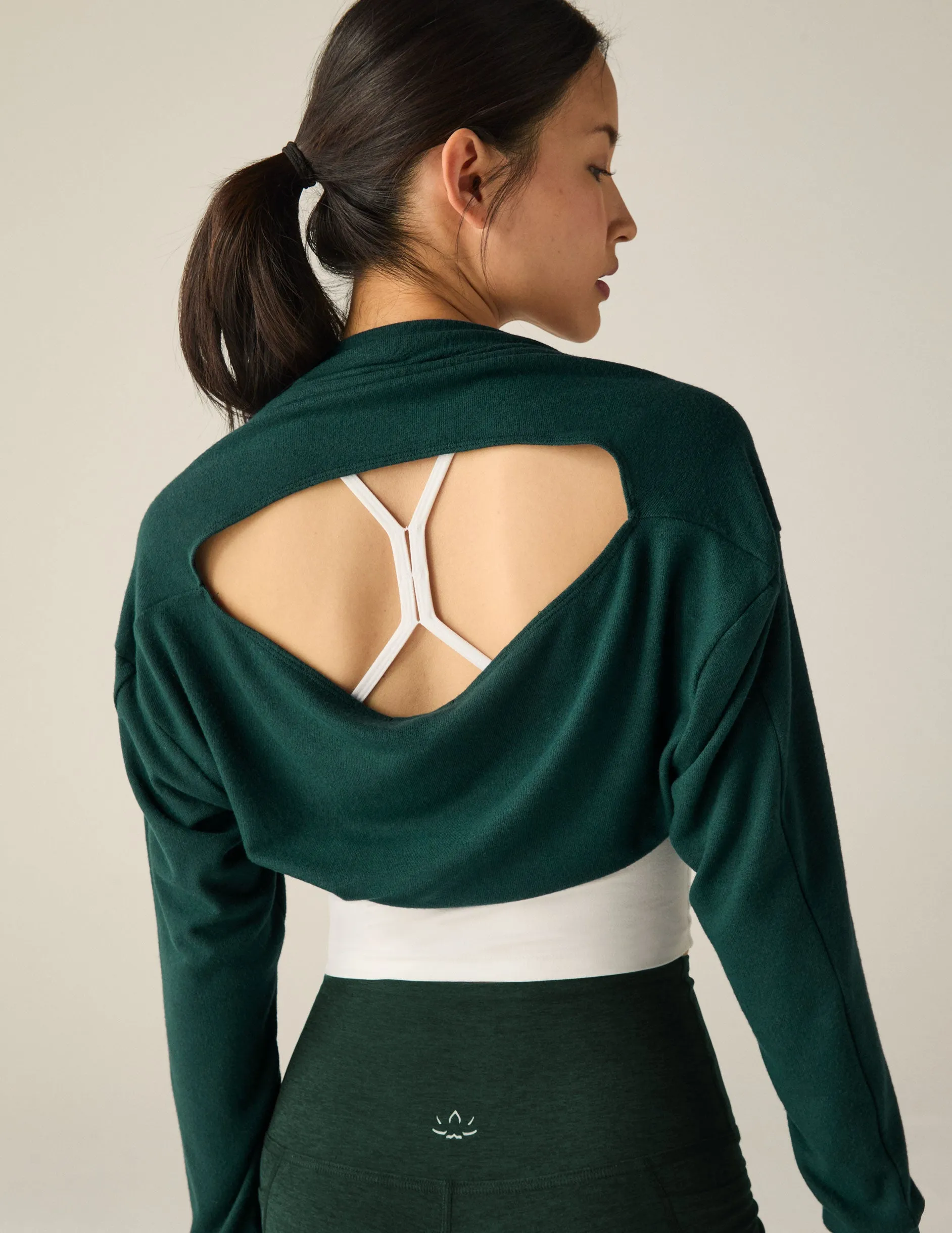 Duet 2-Way Convertible Shrug sold by Beyond Yoga product image thumbnail 2