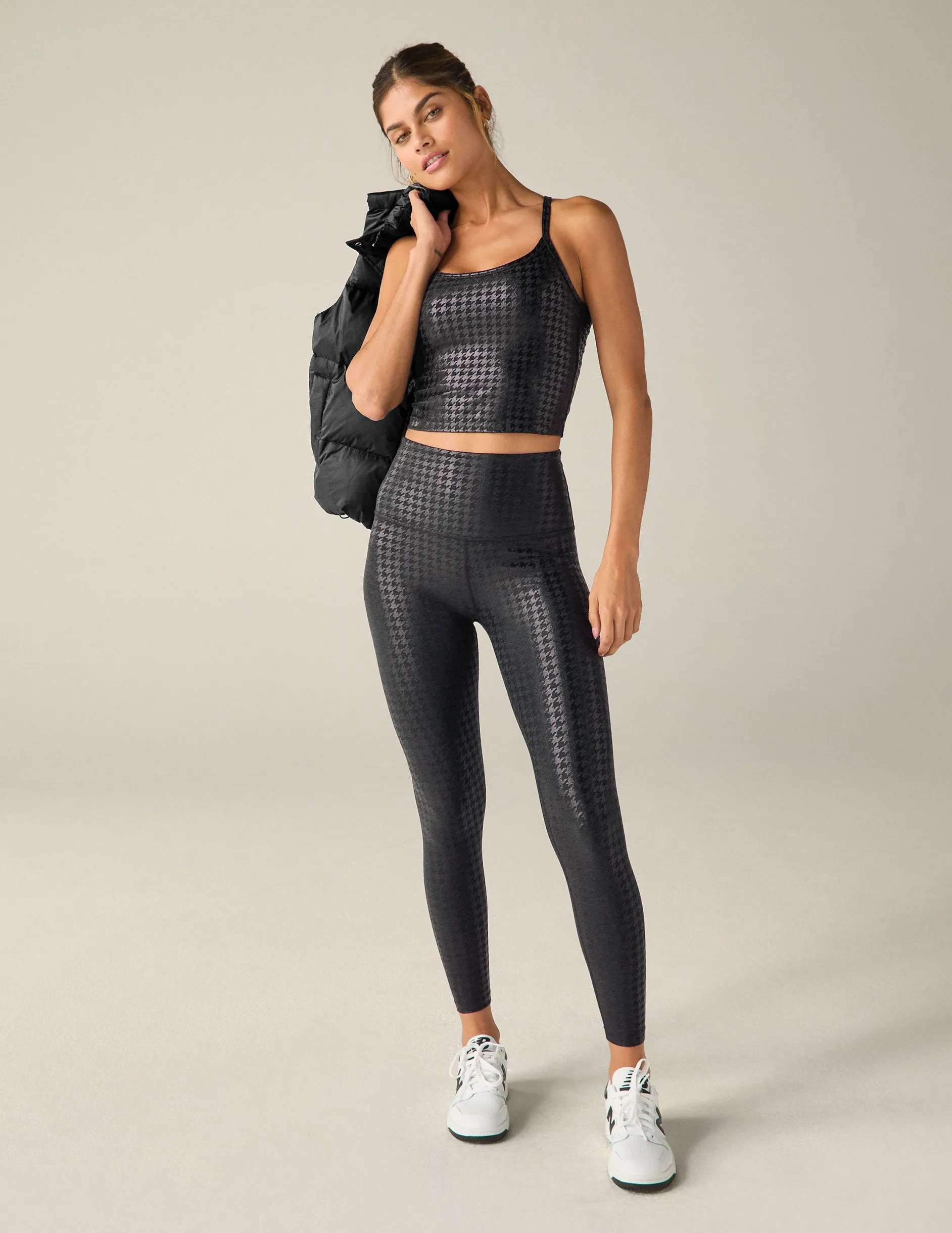 Houndstooth High Waisted Midi Legging sold by Beyond Yoga product image thumbnail 5