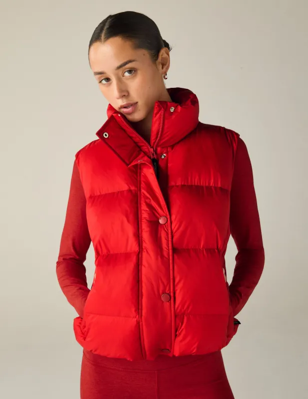 Big Cozy Puffer Vest sold by Beyond Yoga