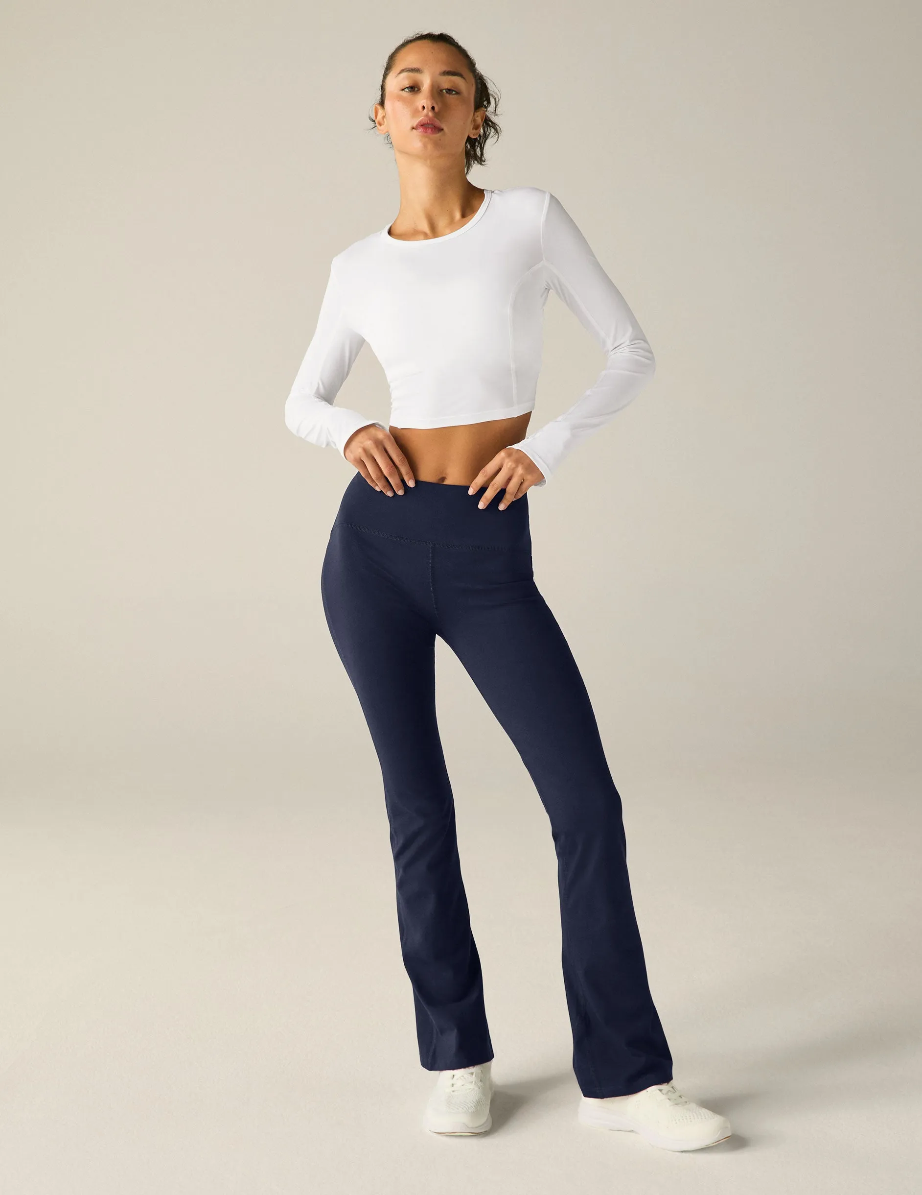 POWERBEYOND™ Lite Airshield Long Sleeve Cropped Top sold by Beyond Yoga product image thumbnail 5