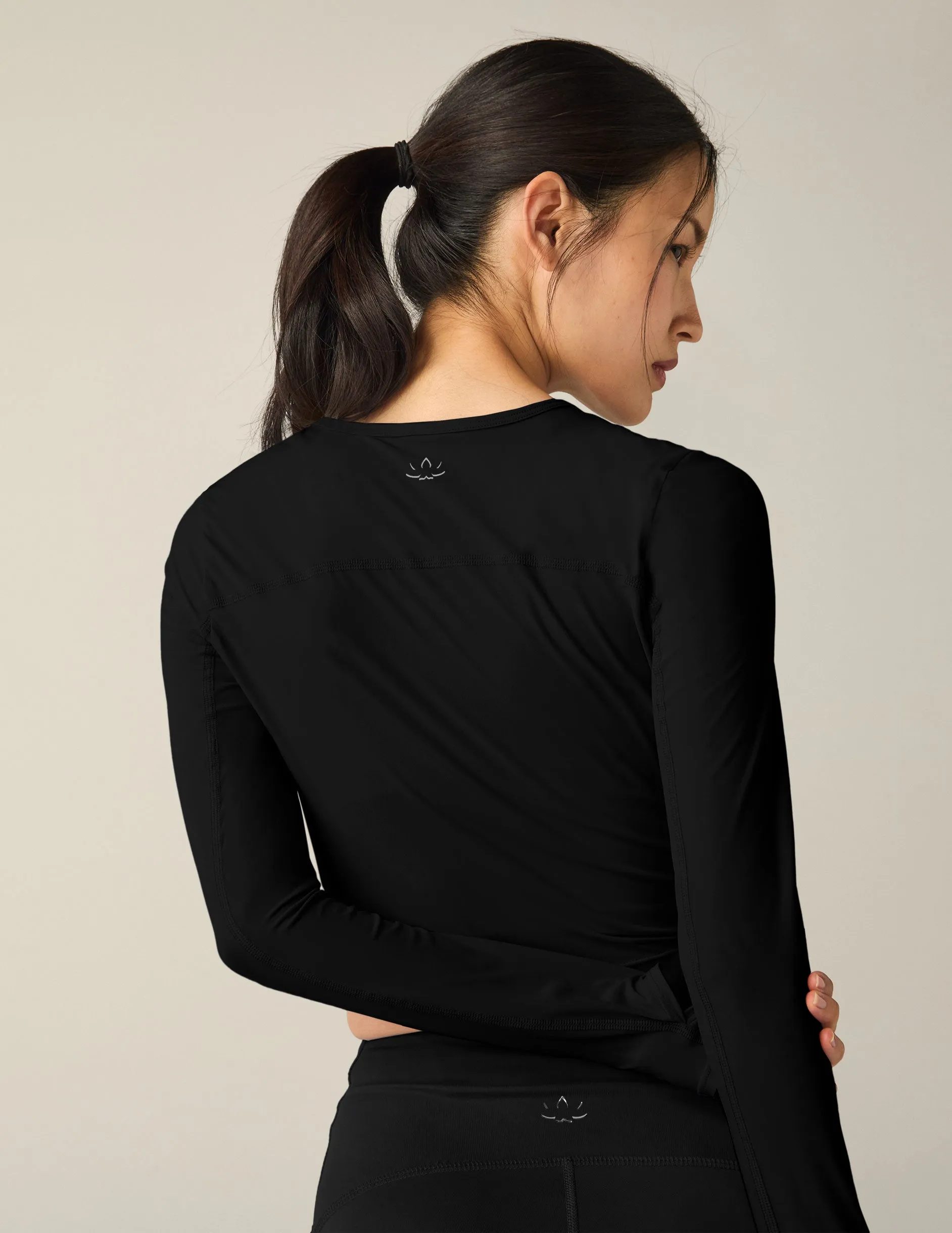 POWERBEYOND™ Lite Airshield Long Sleeve Cropped Top sold by Beyond Yoga product image thumbnail 2
