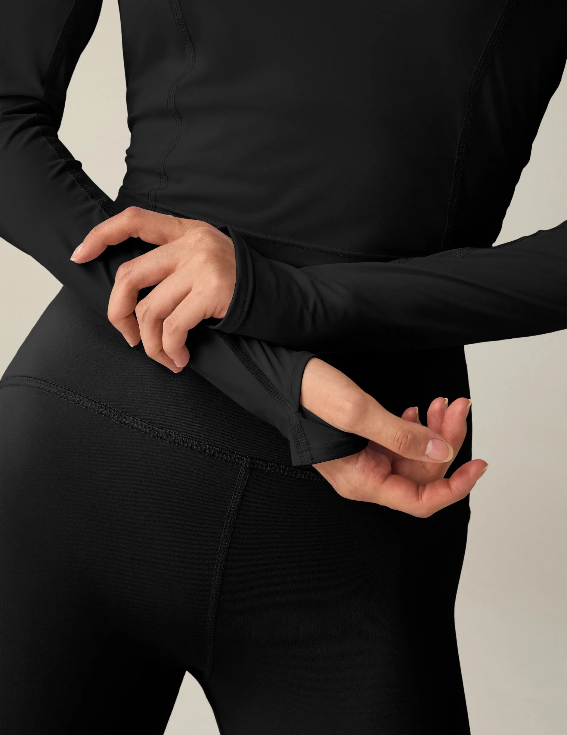 POWERBEYOND™ Lite Airshield Long Sleeve Cropped Top sold by Beyond Yoga product image thumbnail 3