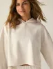 Happiness Fleece Cropped Hoodie sold by Beyond Yoga