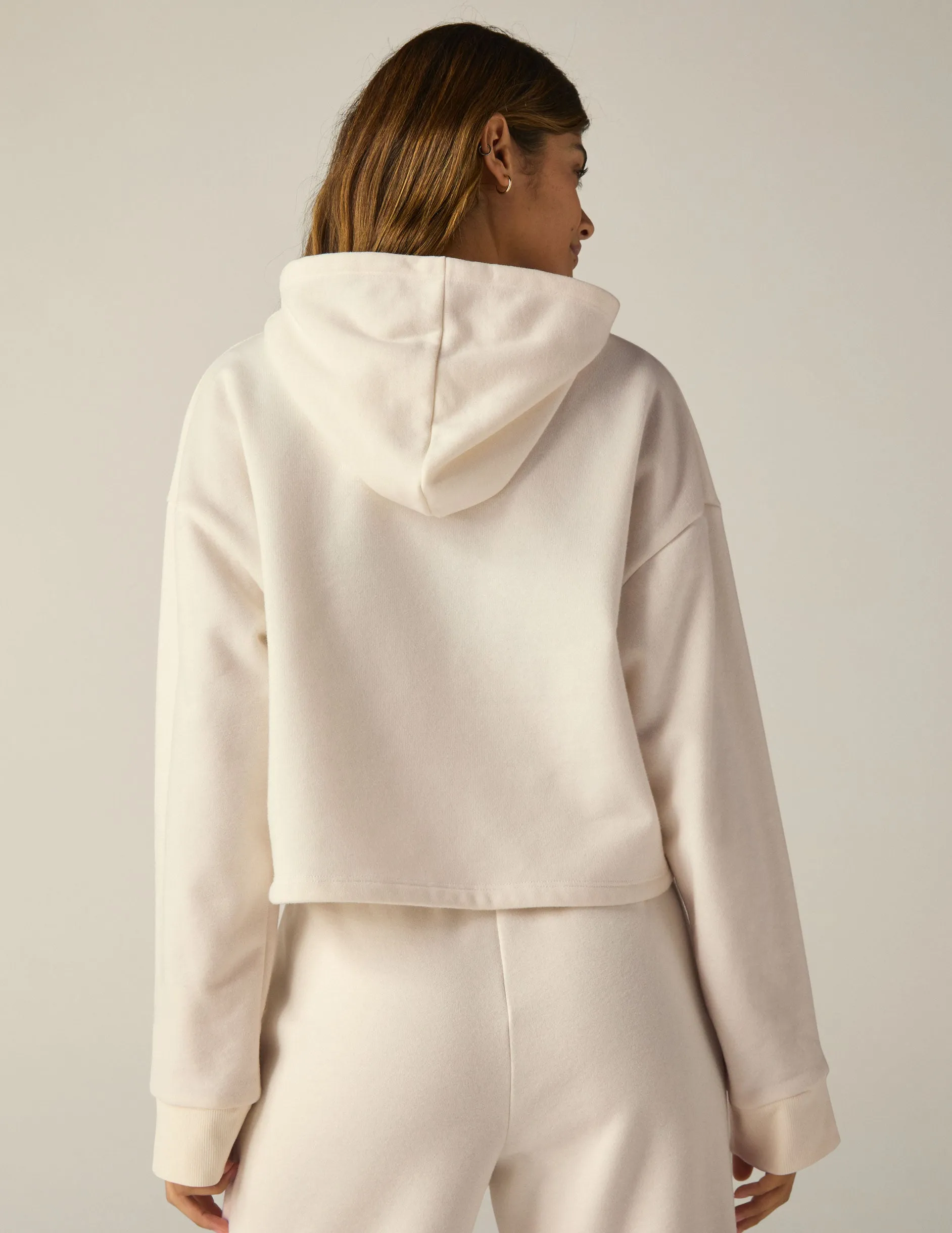 Happiness Fleece Cropped Hoodie sold by Beyond Yoga product image thumbnail 2