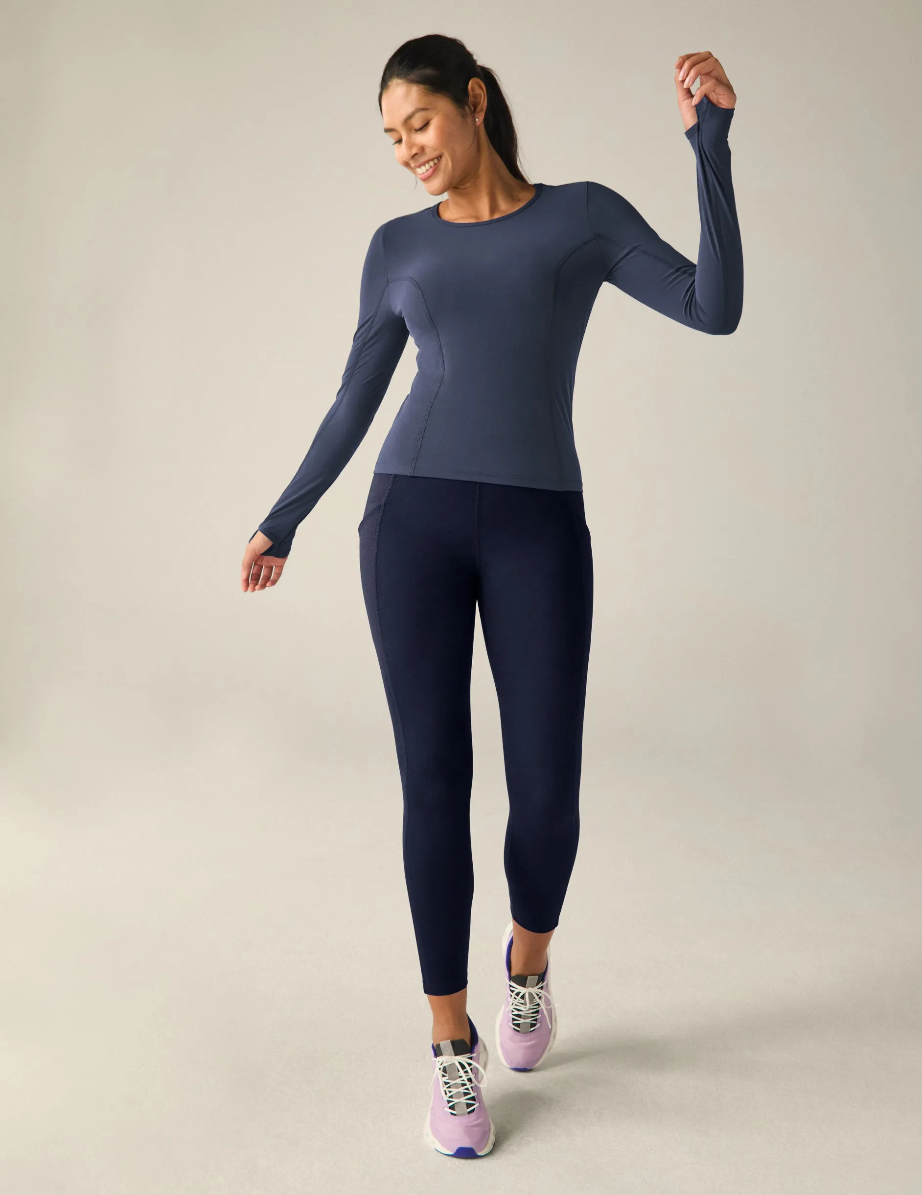 POWERBEYOND™ Lite Airshield Long Sleeve Top sold by Beyond Yoga product image thumbnail 4