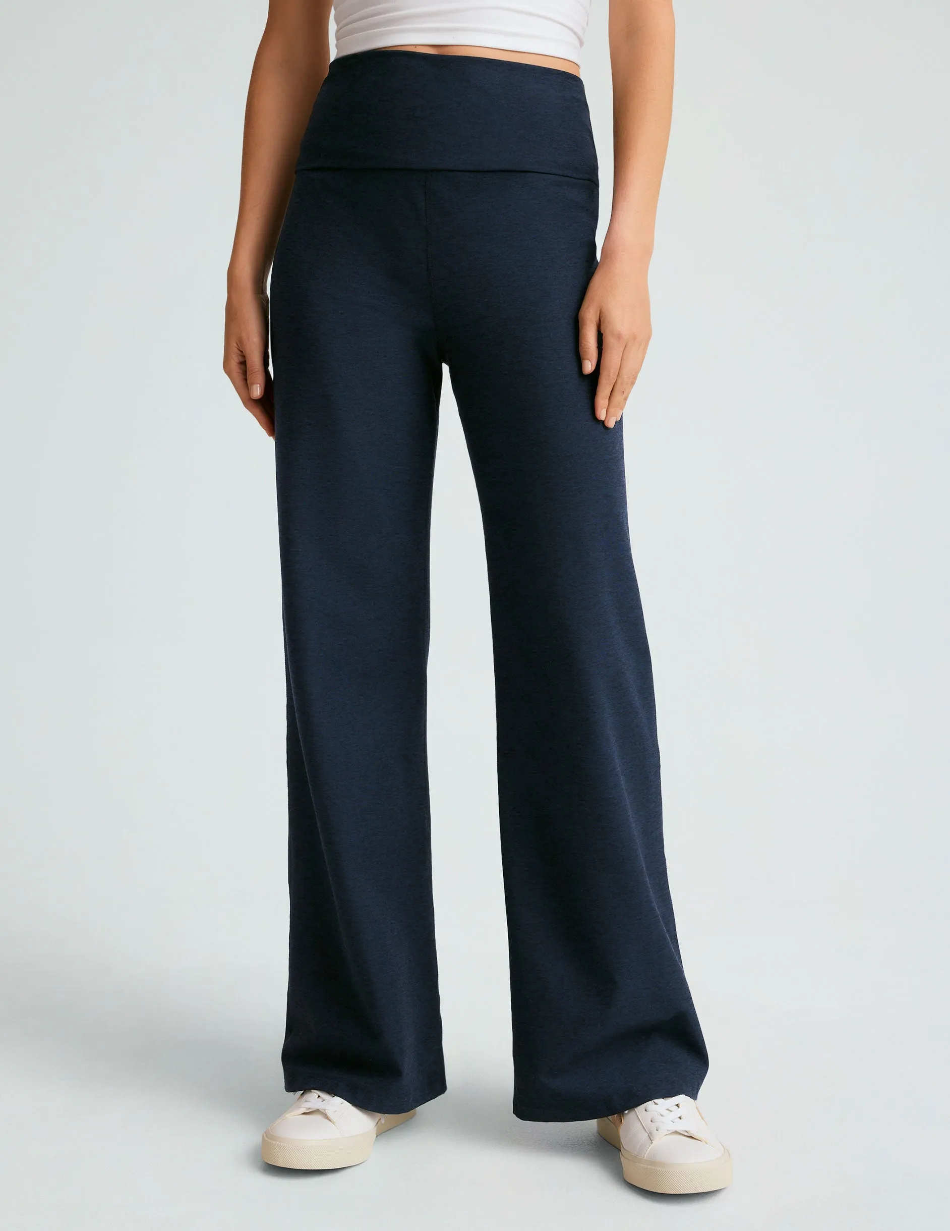 Spacedye Foldover Wide Leg Pant sold by Beyond Yoga