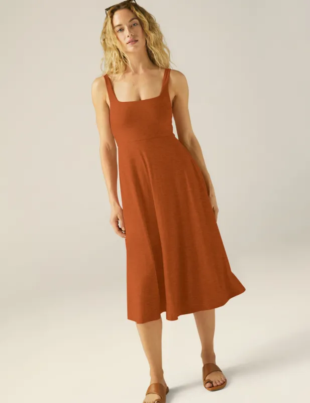 Featherweight At The Ready Square Neck Dress sold by Beyond Yoga
