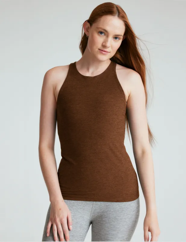 Spacedye Long Length Refocus Tank sold by Beyond Yoga