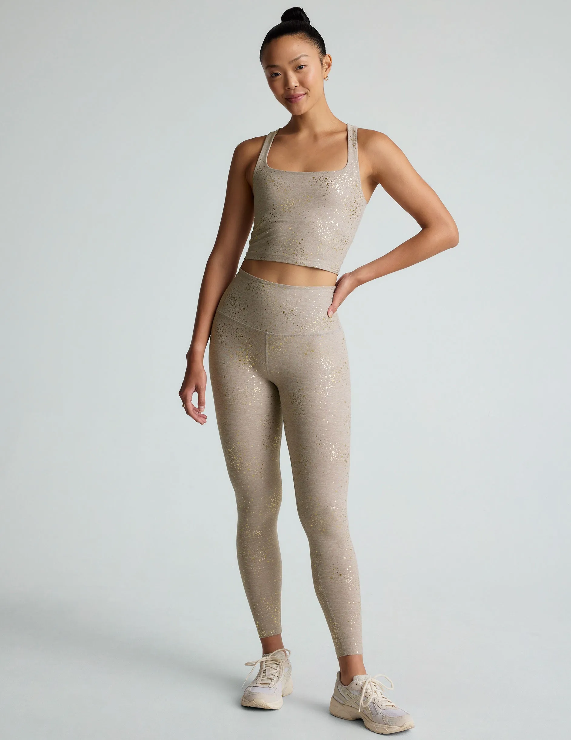 Chai Lucky Stars SoftShine High Waisted Midi Legging sold by Beyond Yoga product image thumbnail 4