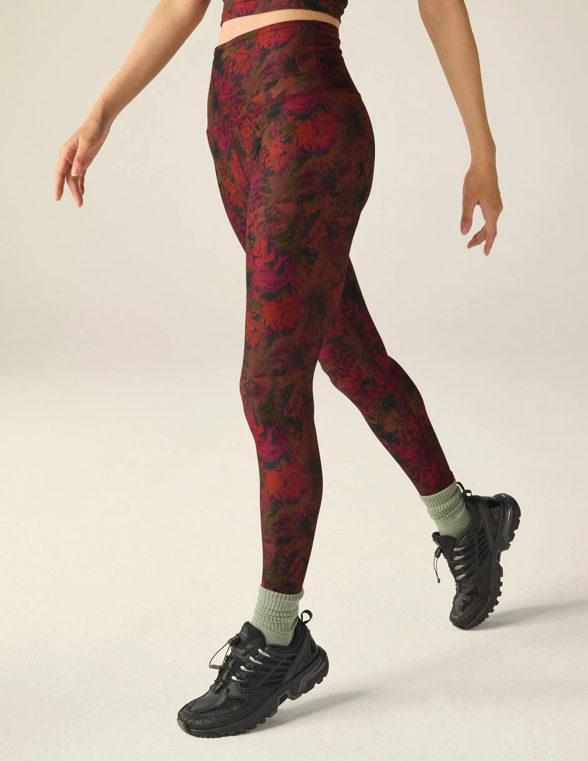 Midnight Floral SoftMark High Waisted Midi Legging sold by Beyond Yoga product image thumbnail 2
