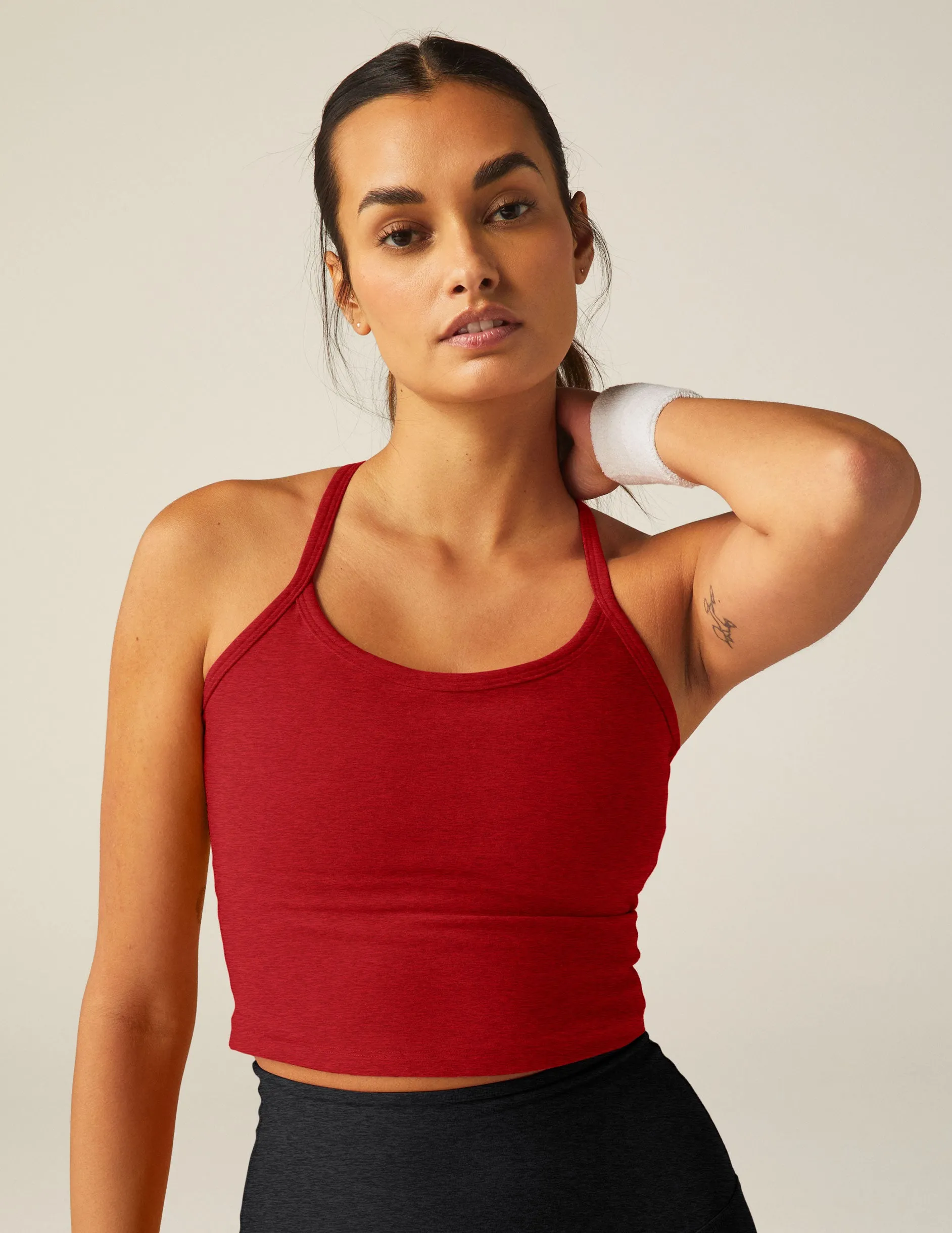 Spacedye Slim Racerback Cropped Tank sold by Beyond Yoga