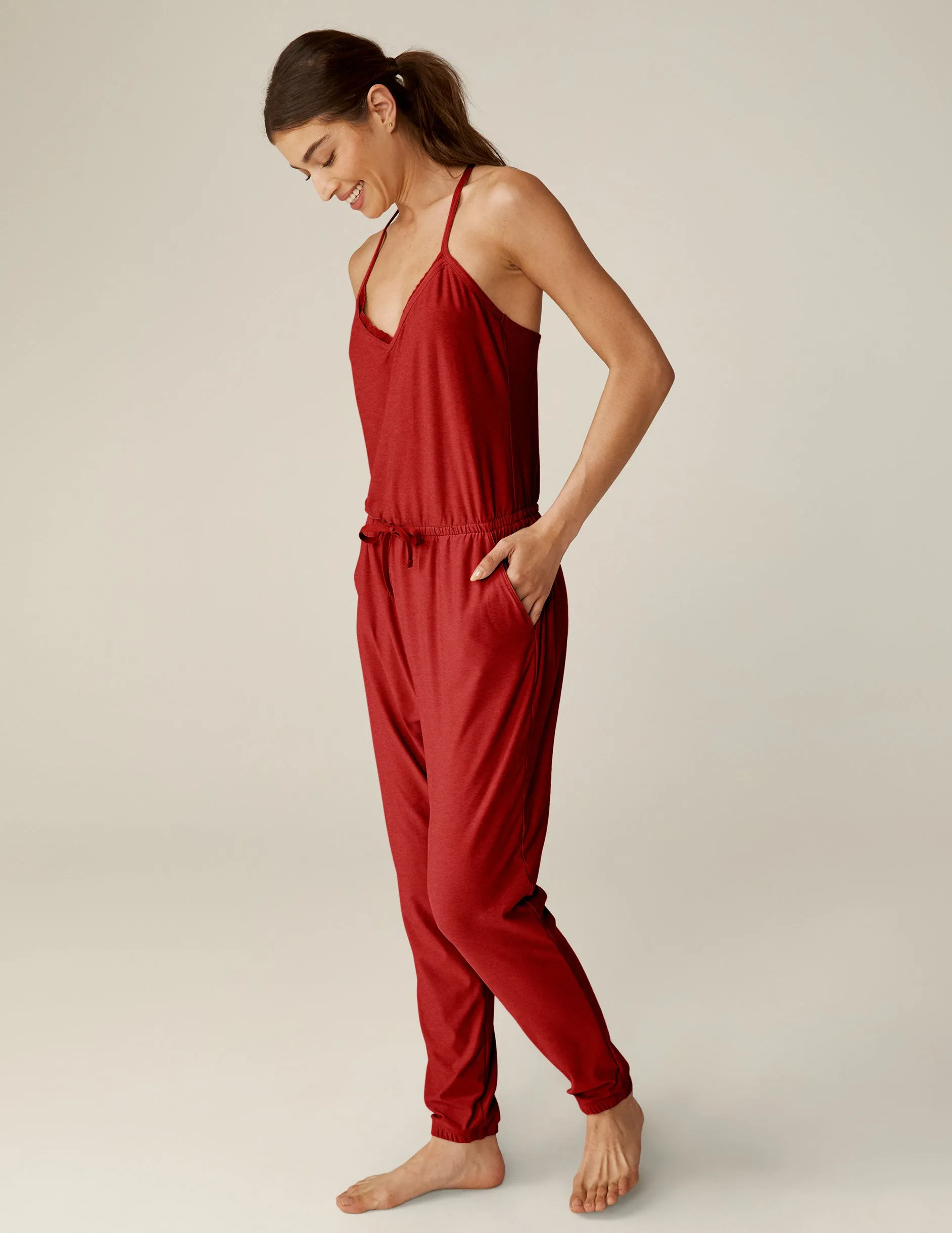 Featherweight Dream Lace Racerback Jumpsuit sold by Beyond Yoga product image thumbnail 2