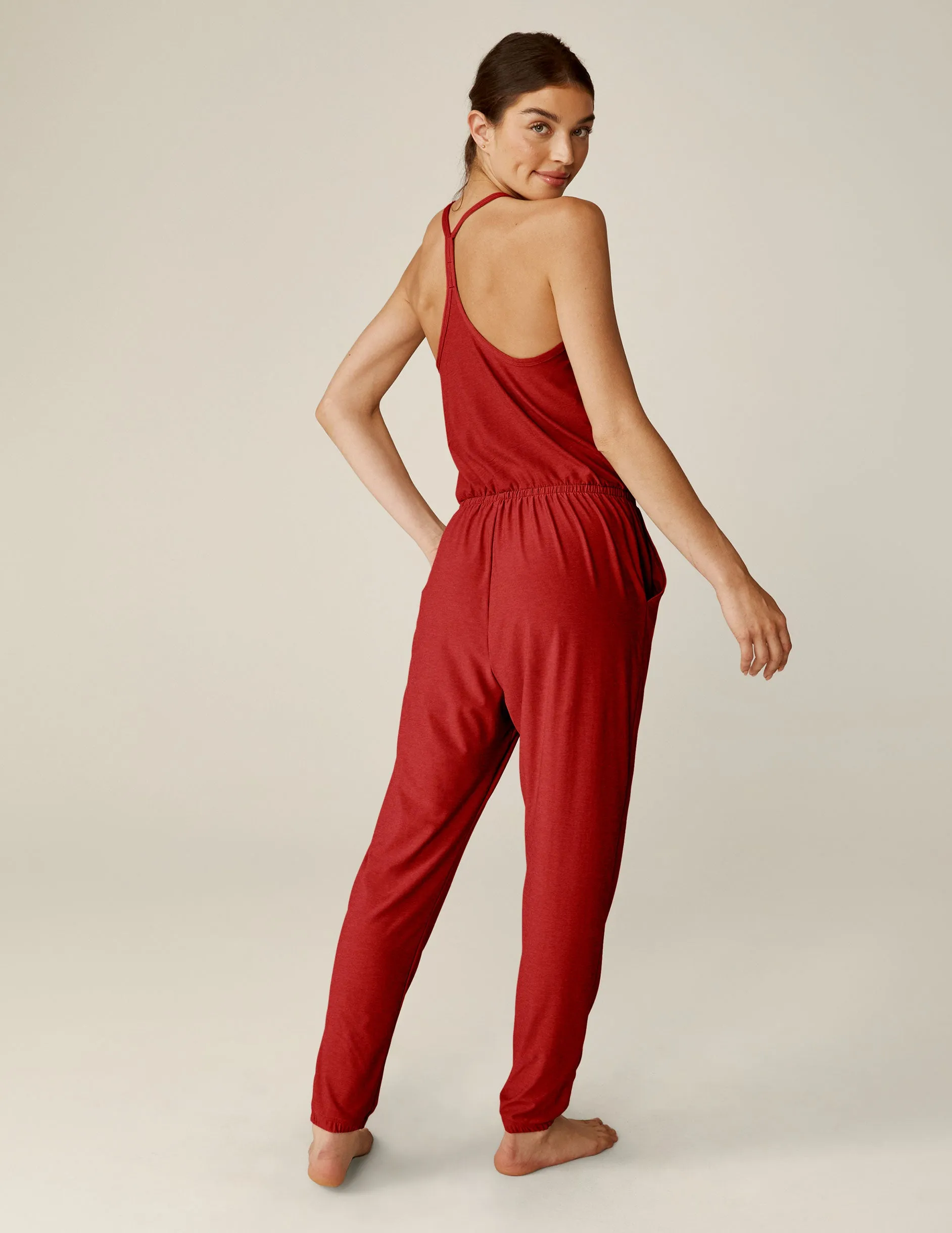 Featherweight Dream Lace Racerback Jumpsuit sold by Beyond Yoga product image thumbnail 3