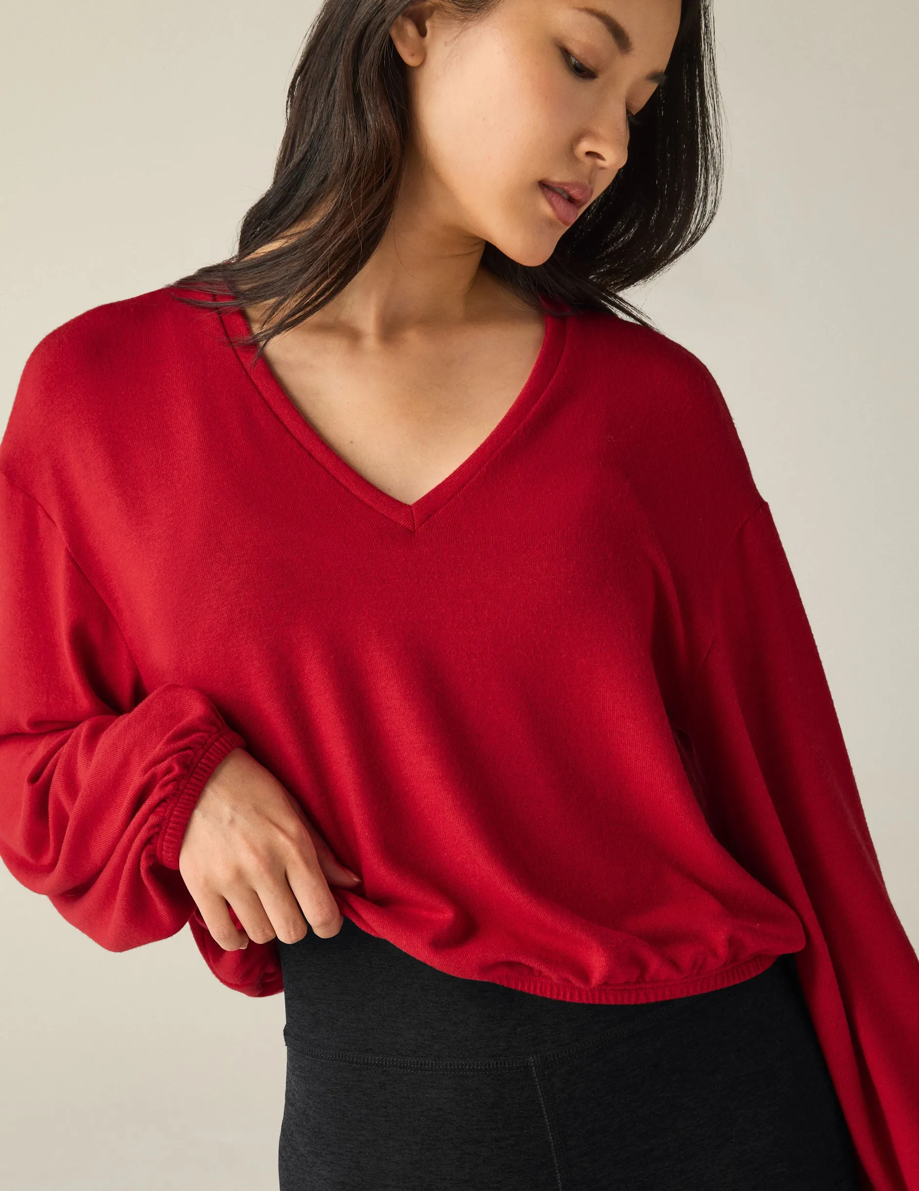 Soft Spoken Cropped Pullover sold by Beyond Yoga