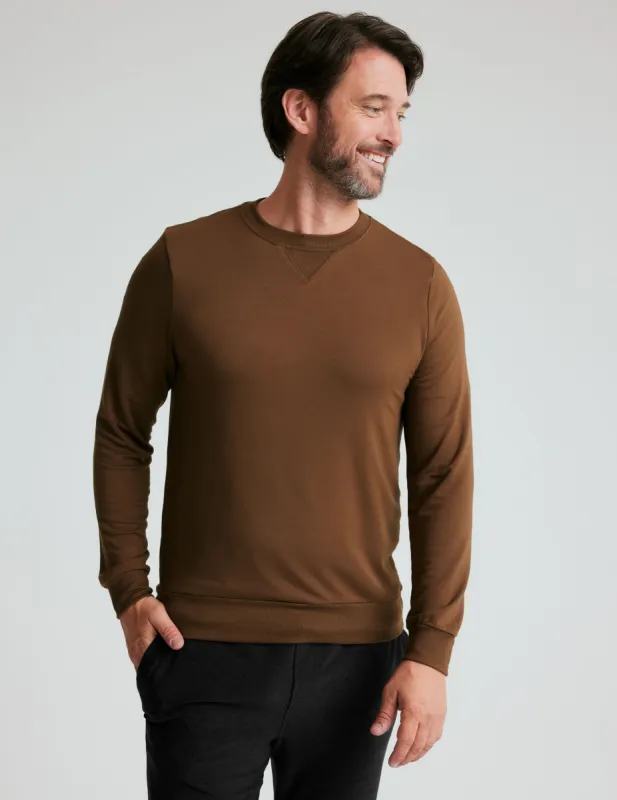 Always Beyond Men's Crew Pullover sold by Beyond Yoga