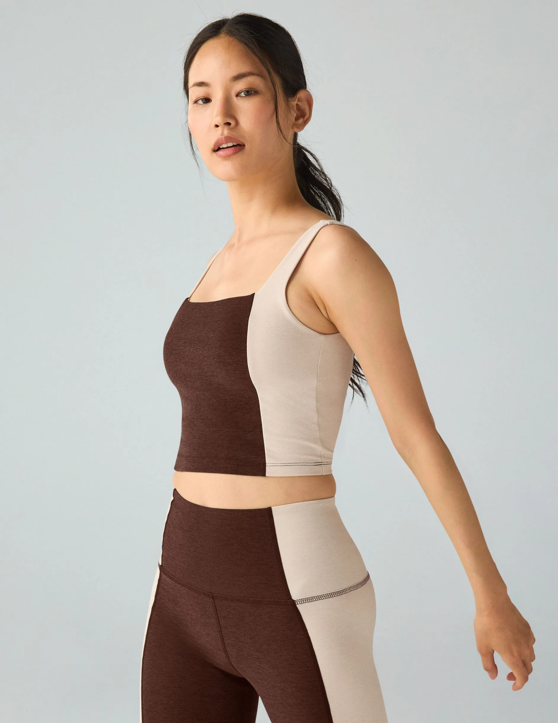 Spacedye Vitality Colorblock Cropped Tank sold by Beyond Yoga product image thumbnail 2