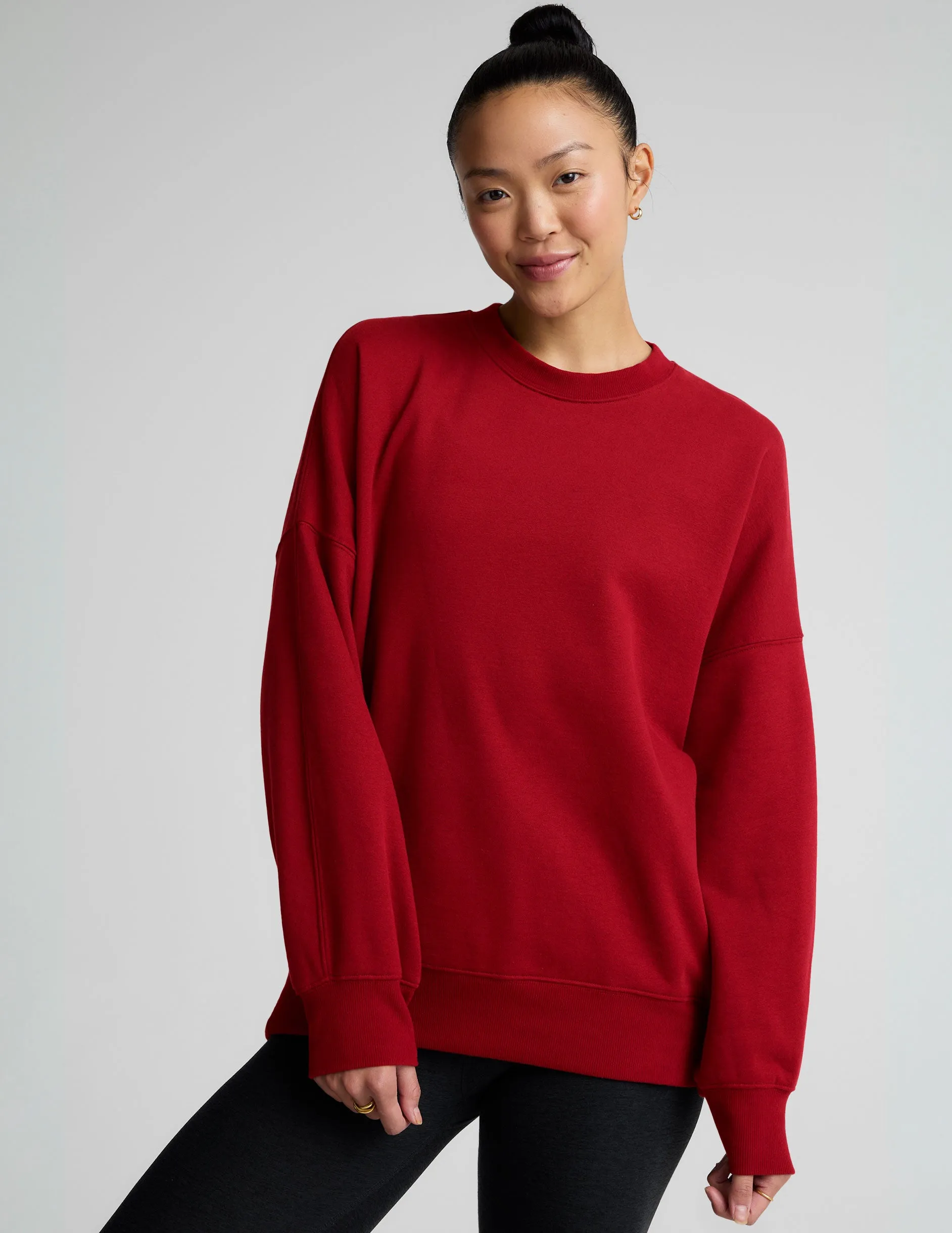LuxeFleece Oversized Sweatshirt sold by Beyond Yoga