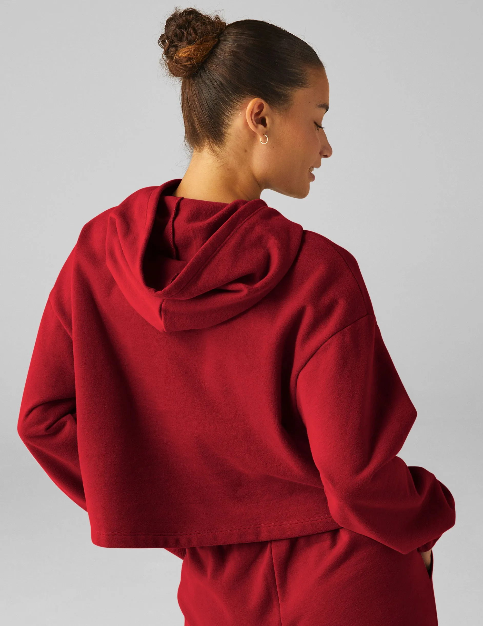 LuxeFleece Happiness Cropped Hoodie sold by Beyond Yoga product image thumbnail 4