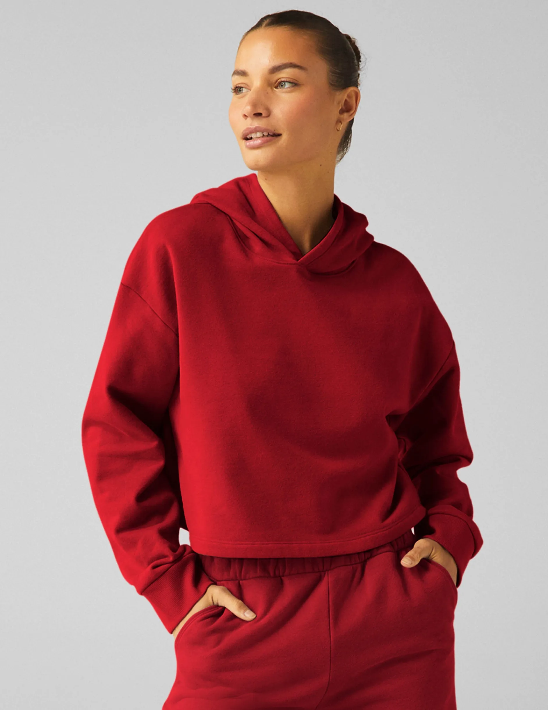 LuxeFleece Happiness Cropped Hoodie sold by Beyond Yoga product image thumbnail 2