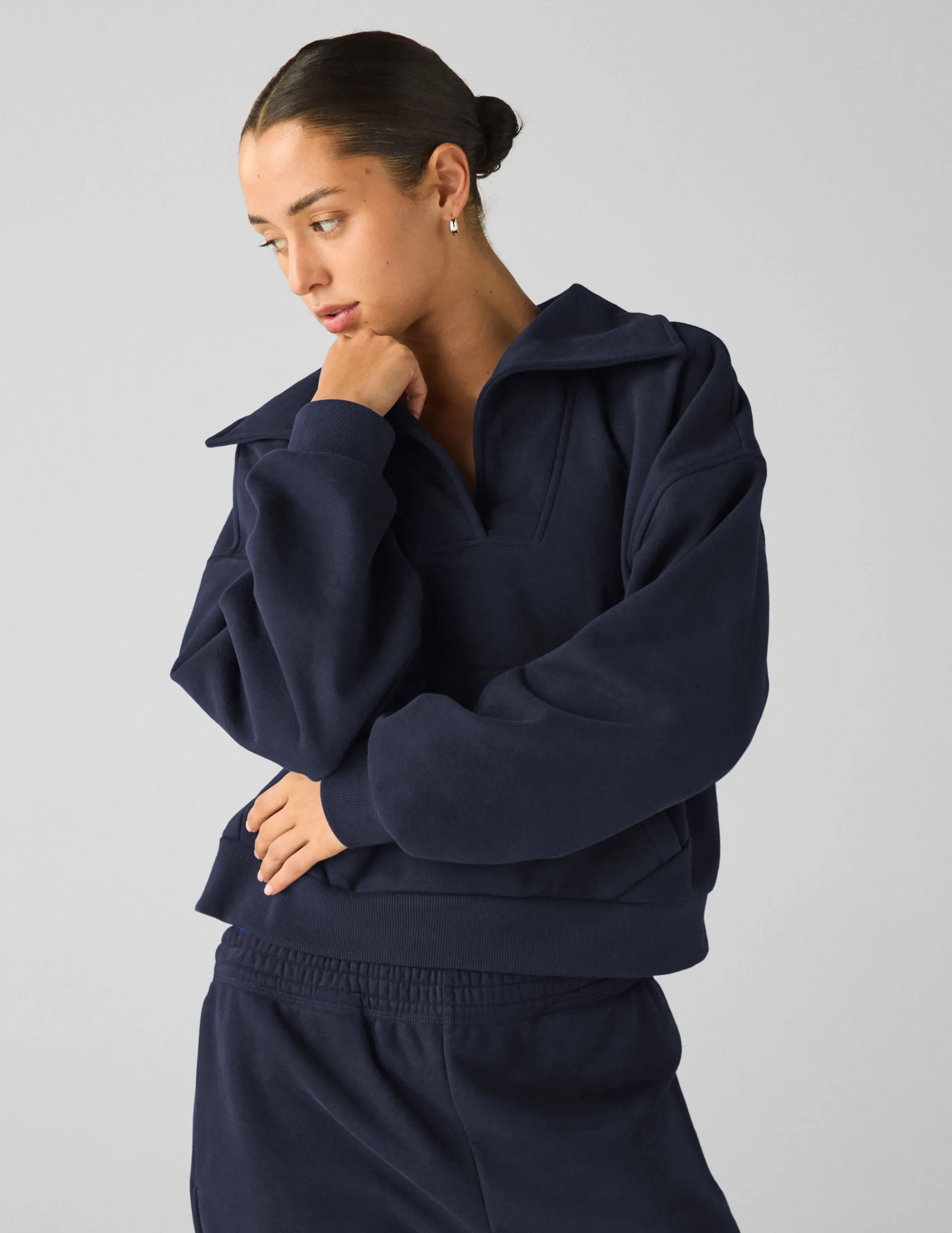 LuxeFleece Street Smart Pullover sold by Beyond Yoga