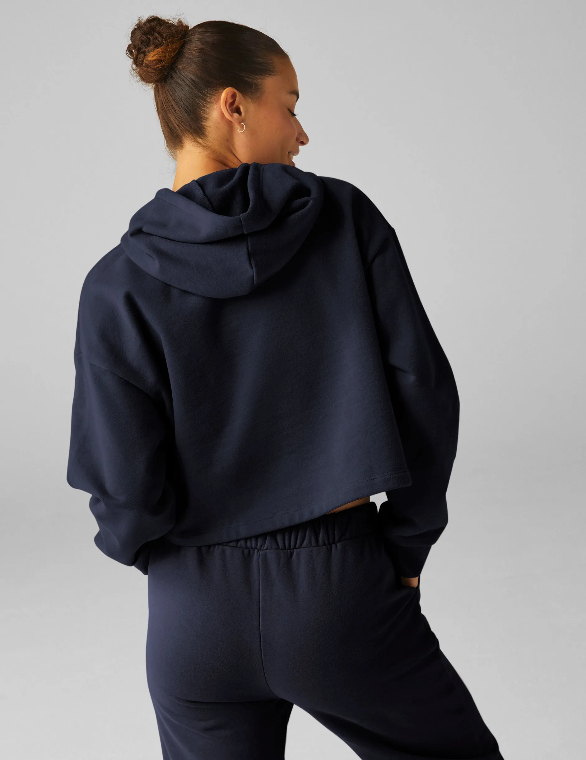 LuxeFleece Happiness Cropped Hoodie sold by Beyond Yoga product image thumbnail 4