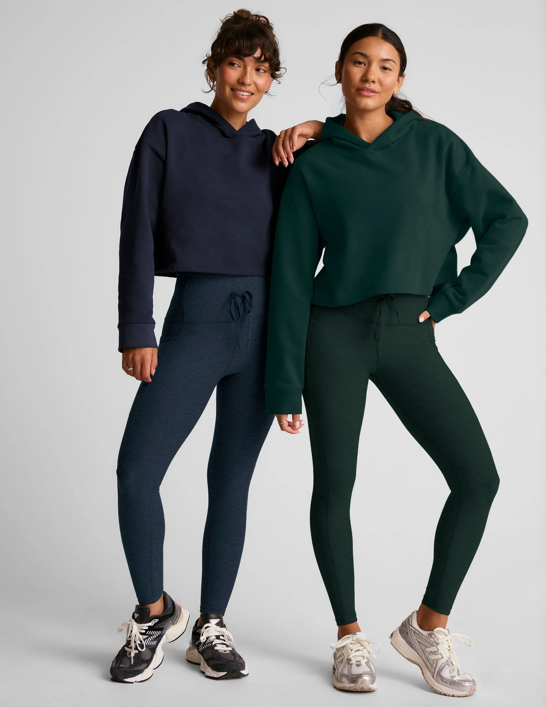 LuxeFleece Happiness Cropped Hoodie sold by Beyond Yoga product image thumbnail 2