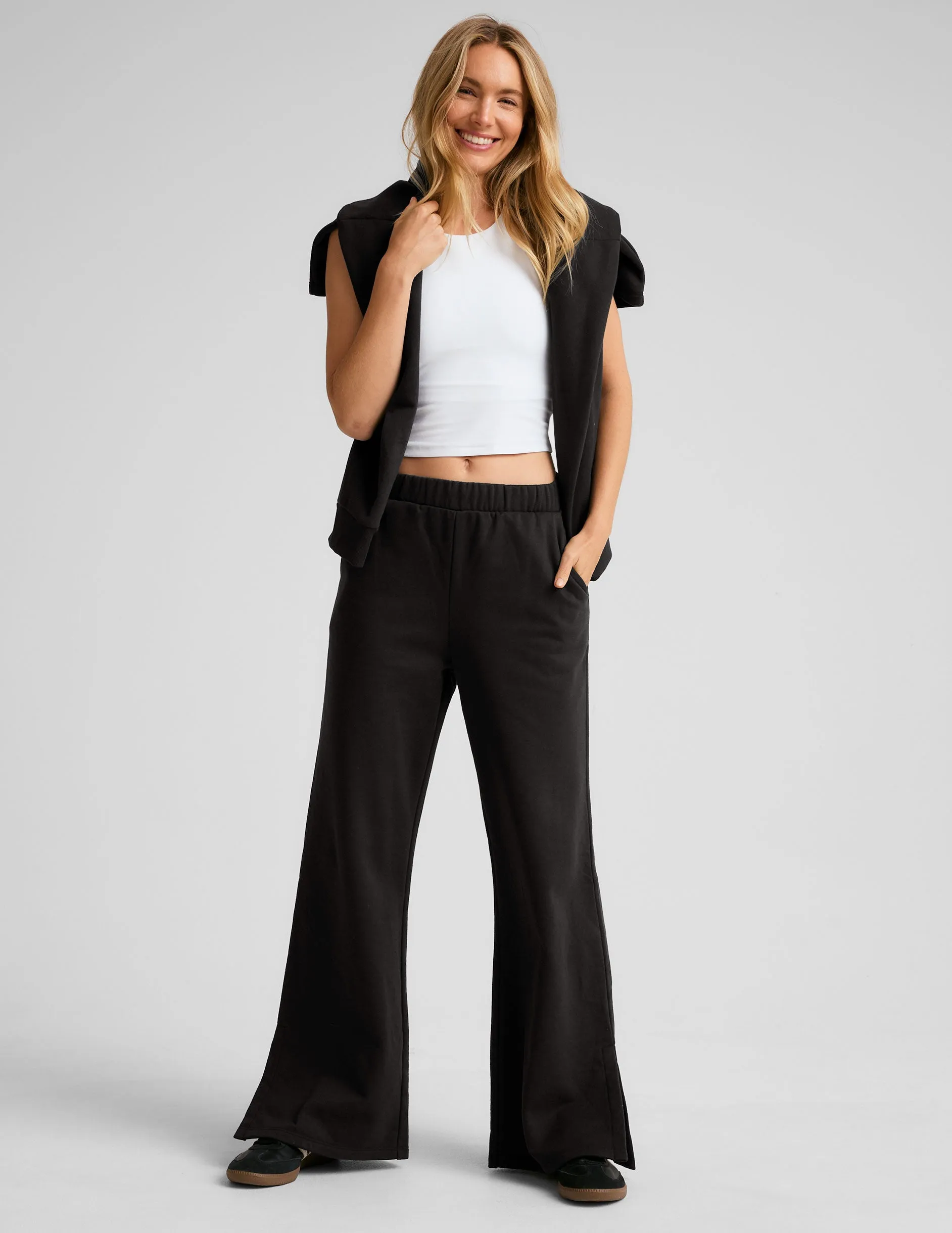 LuxeFleece Wide Leg Pant sold by Beyond Yoga