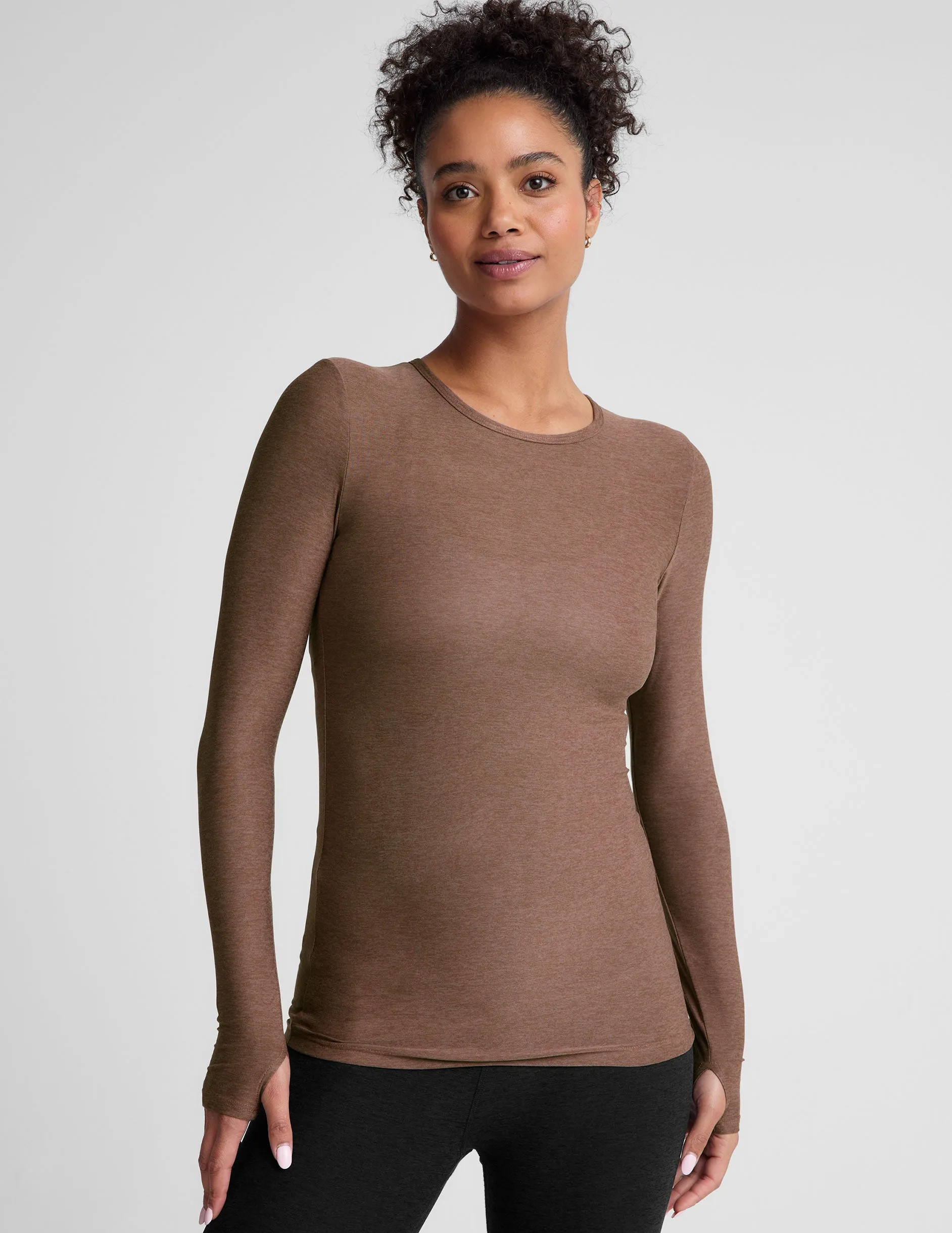 Featherweight Classic Crew Pullover sold by Beyond Yoga