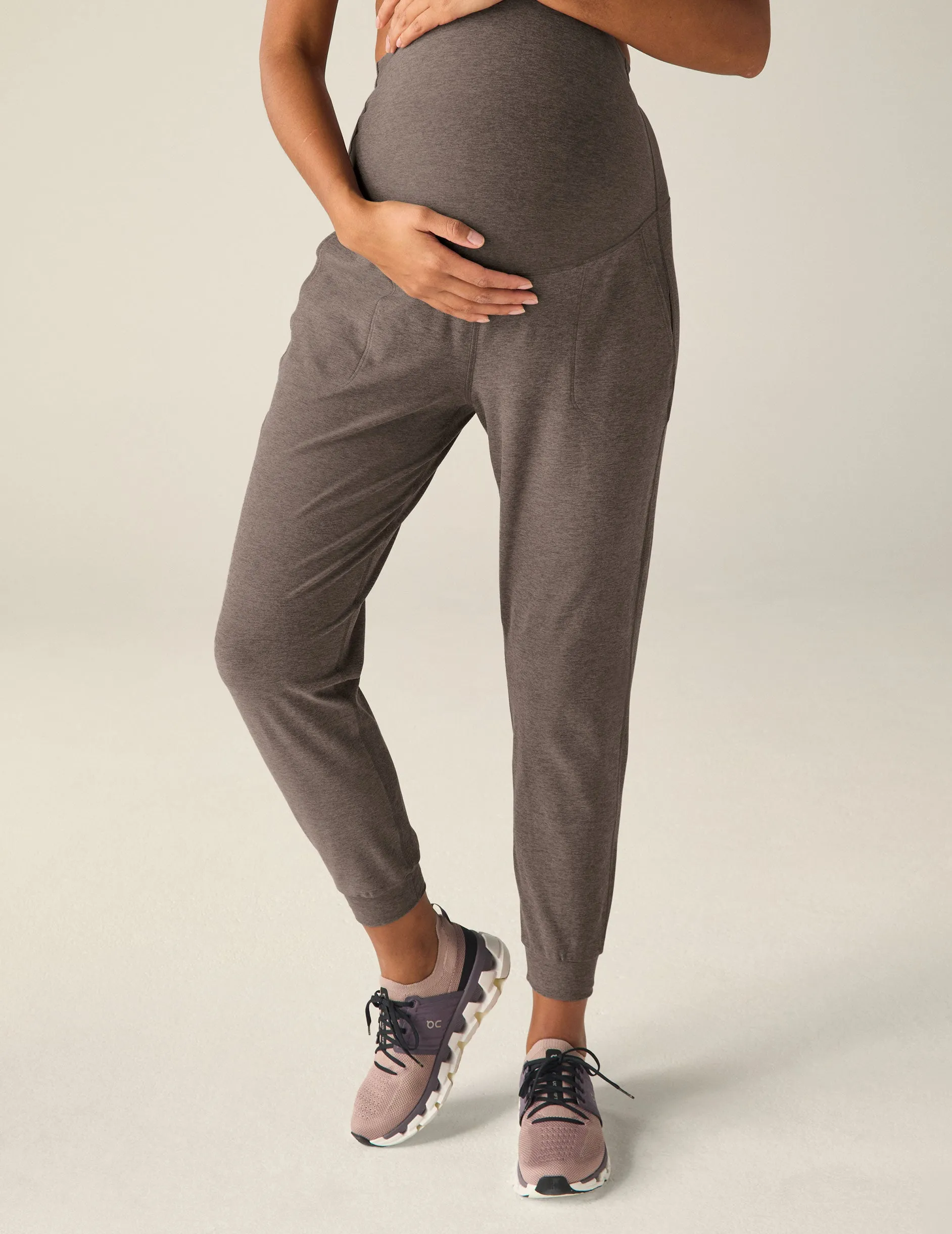 Spacedye Beyond the Bump Maternity Midi Jogger sold by Beyond Yoga product image thumbnail 2