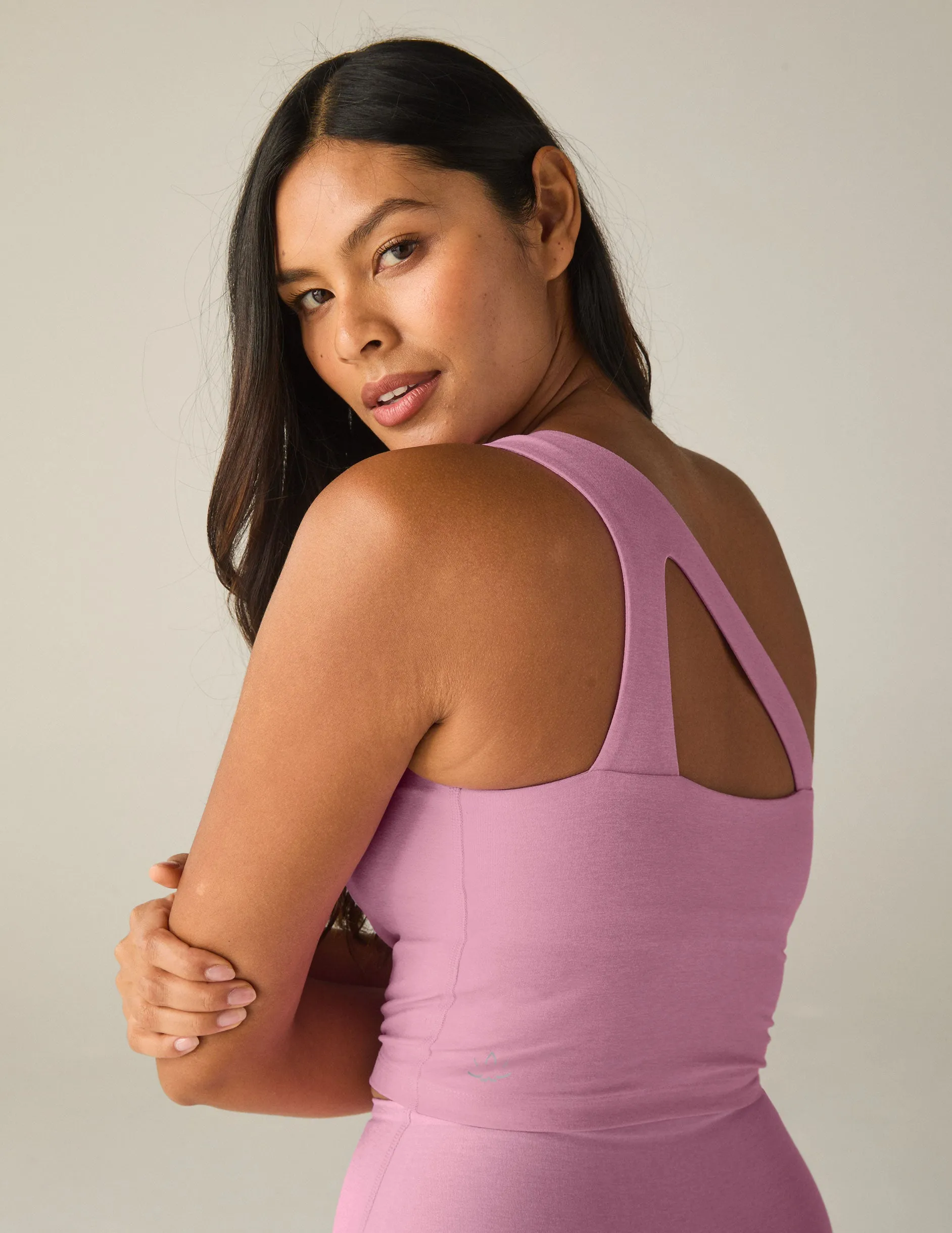 Spacedye™ The Bold Shoulder Cropped Tank sold by Beyond Yoga product image thumbnail 3